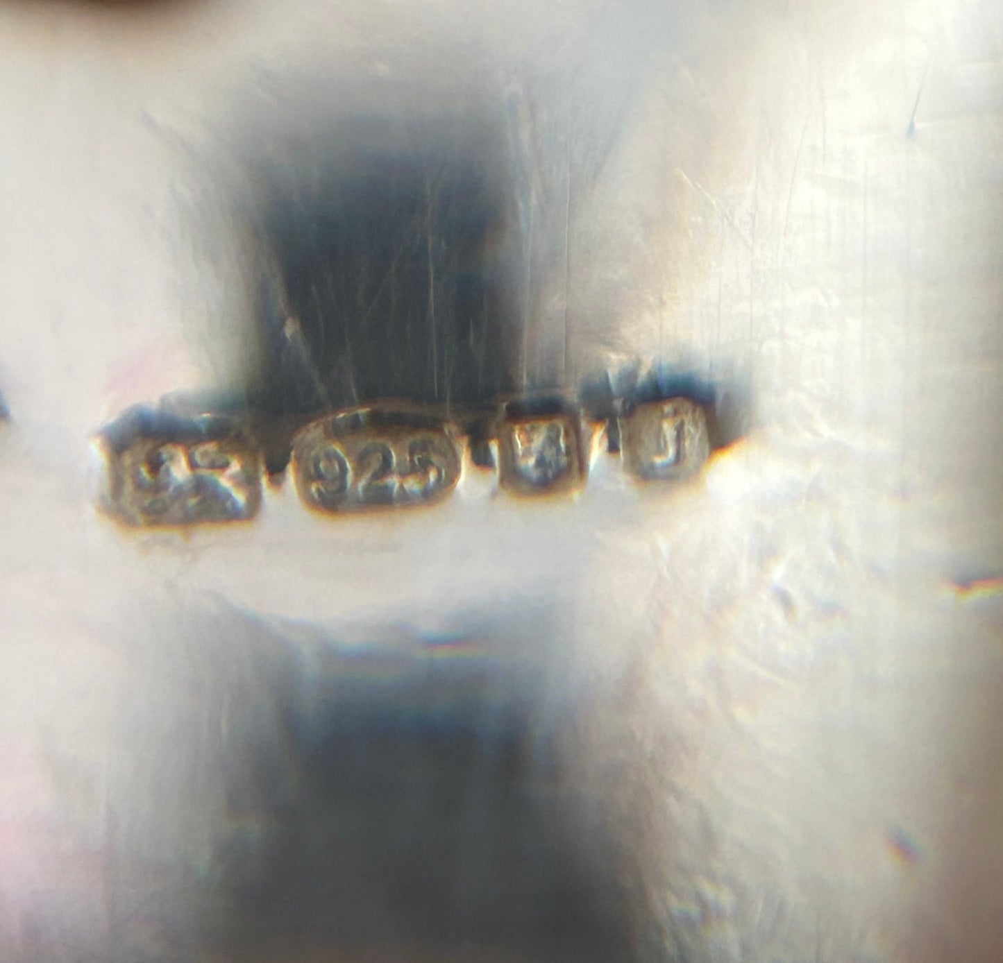 Sterling silver artisan bubble ring.