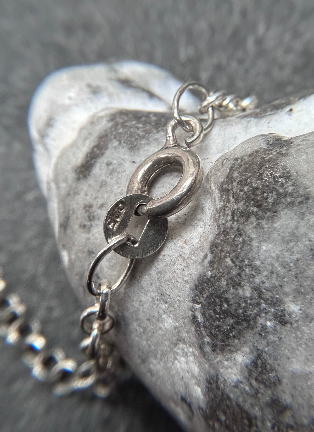 Vintage Sterling Silver, Black Onyx & Opal Butterfly Necklace