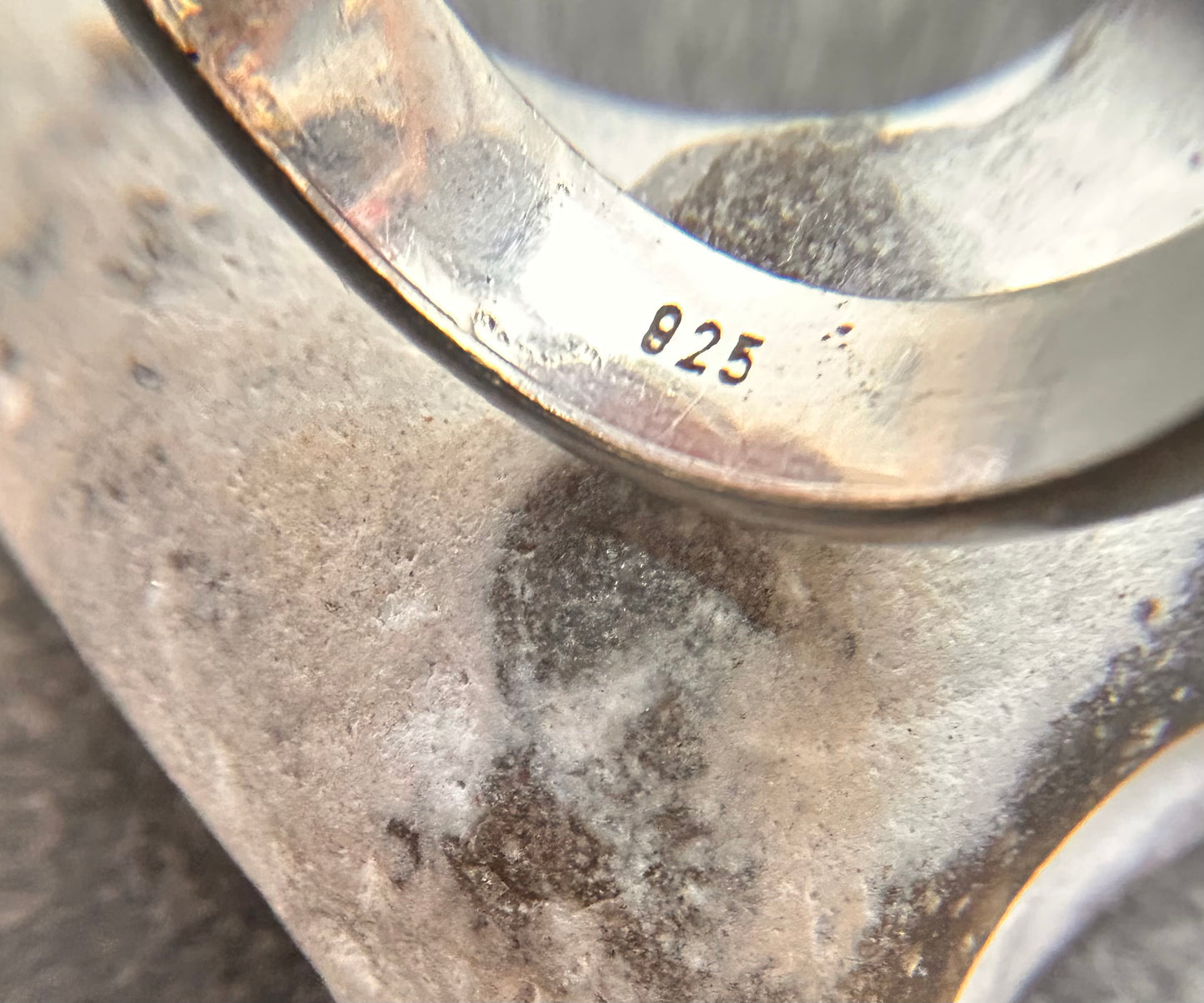 An absolutely exceptional vintage artisan sterling silver ring