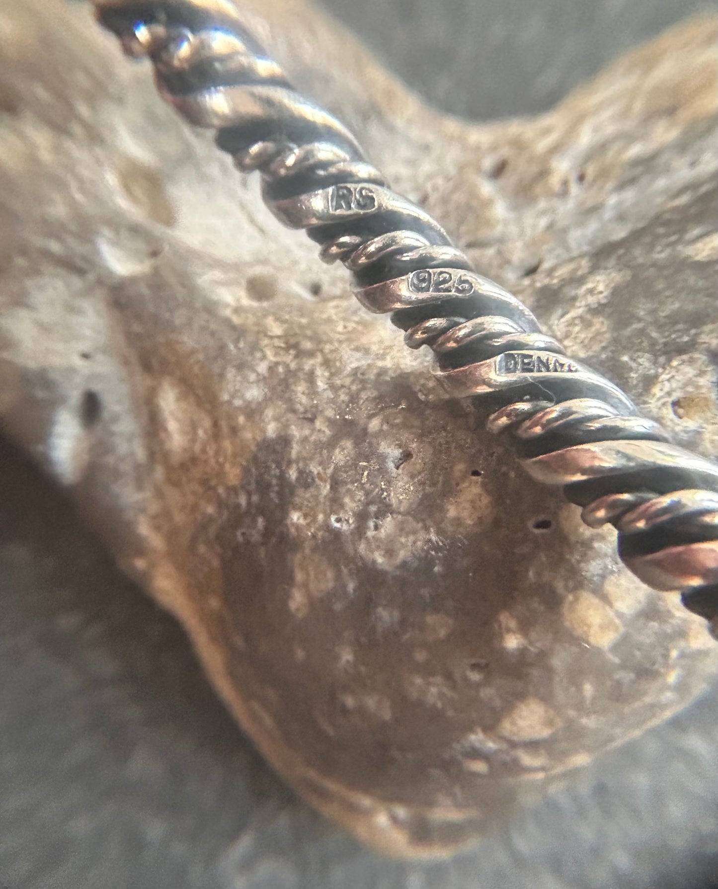 Vintage Danish sterling silver bangle