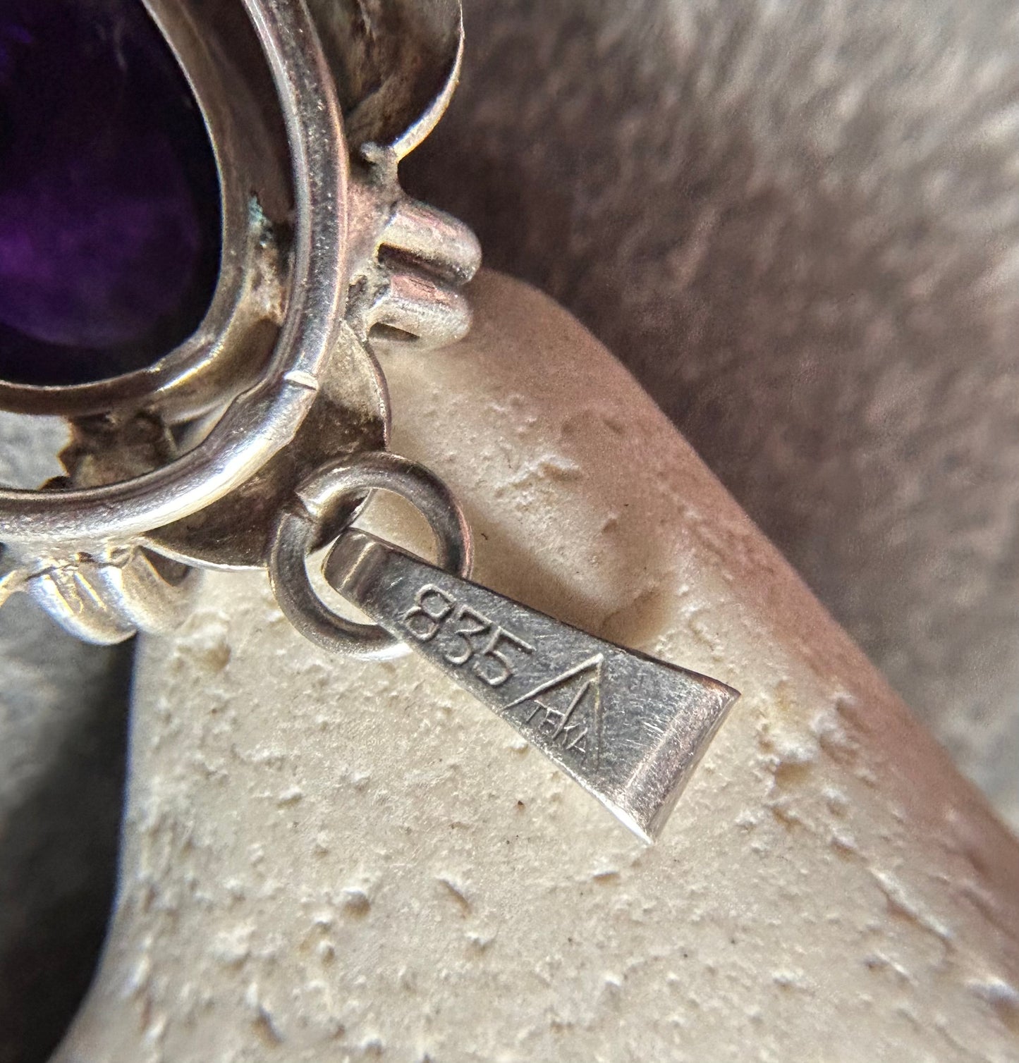 Vintage Teka Amethyst Pendant