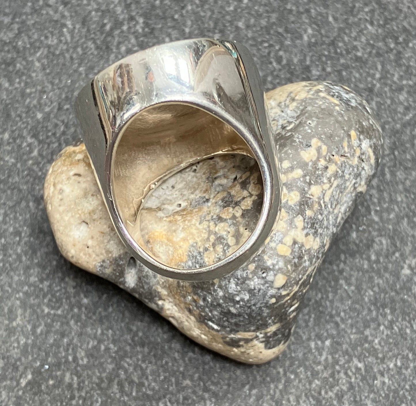 Vintage sterling silver statement ring