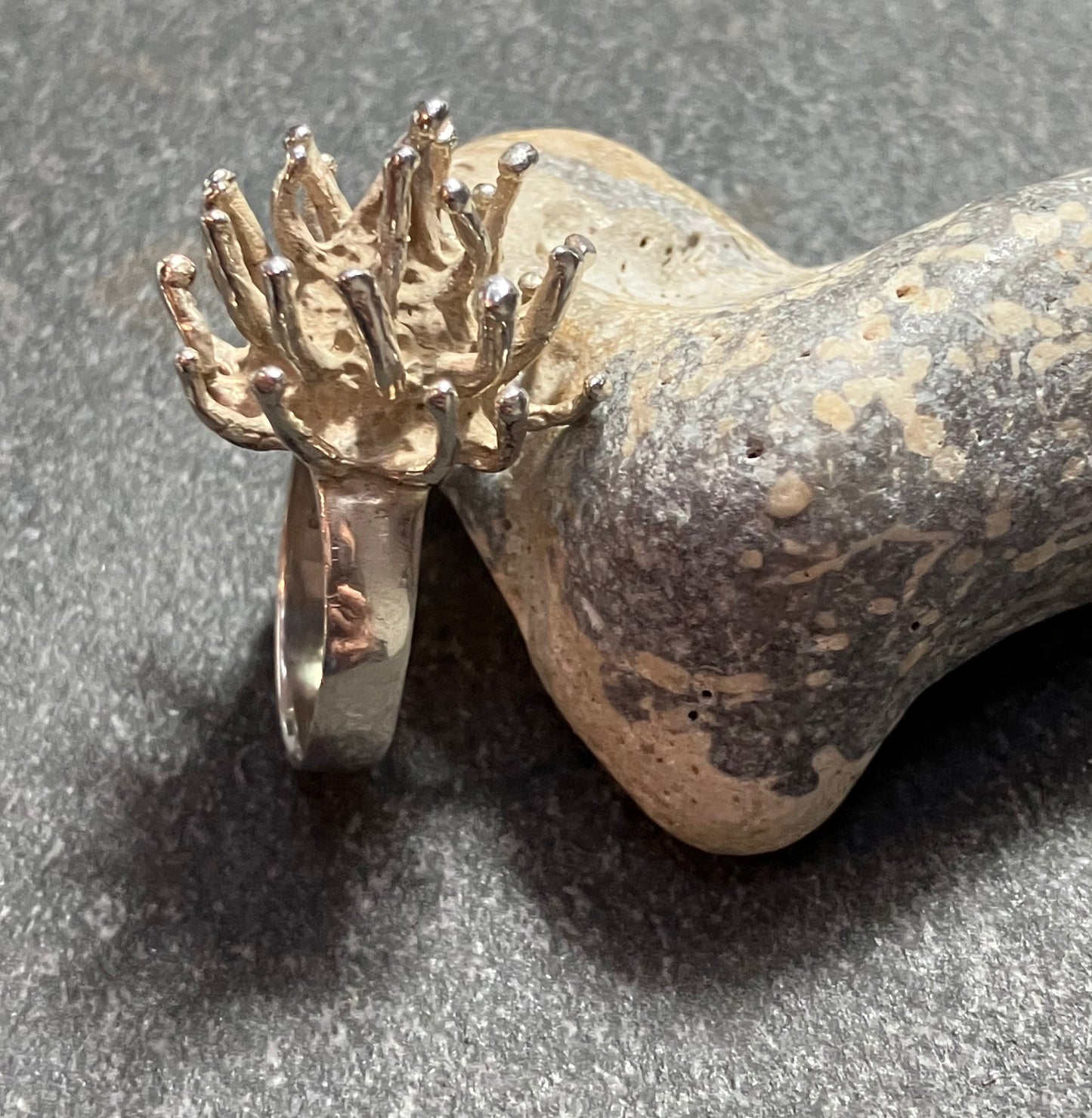 Super statement artisan vintage sterling silver ring. 2004