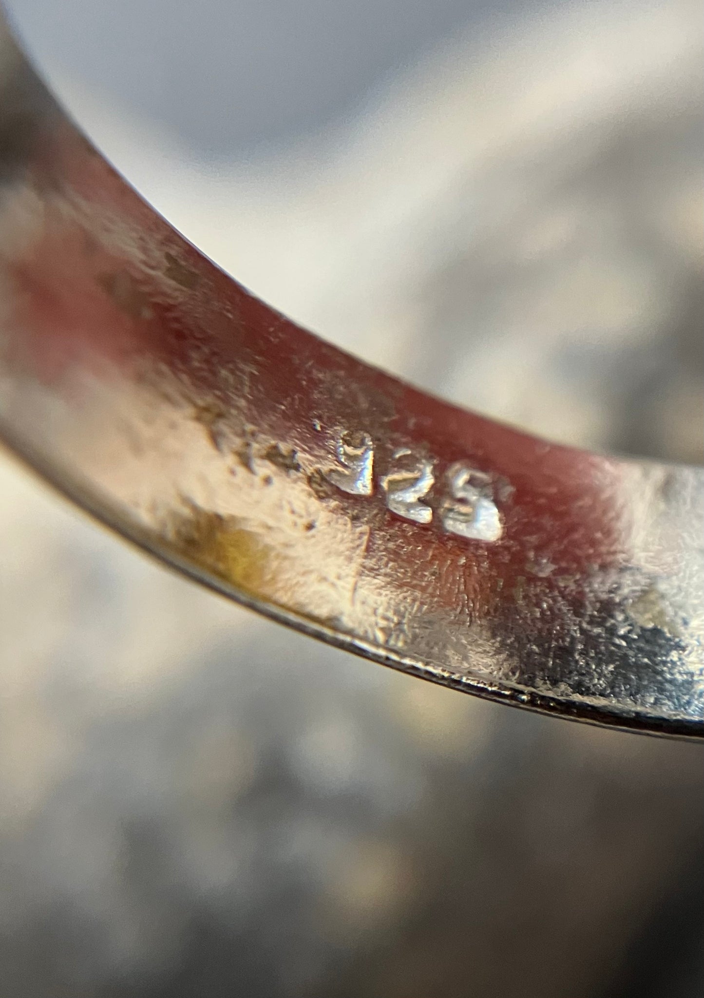 Artisan vintage butterfly ring with citrine