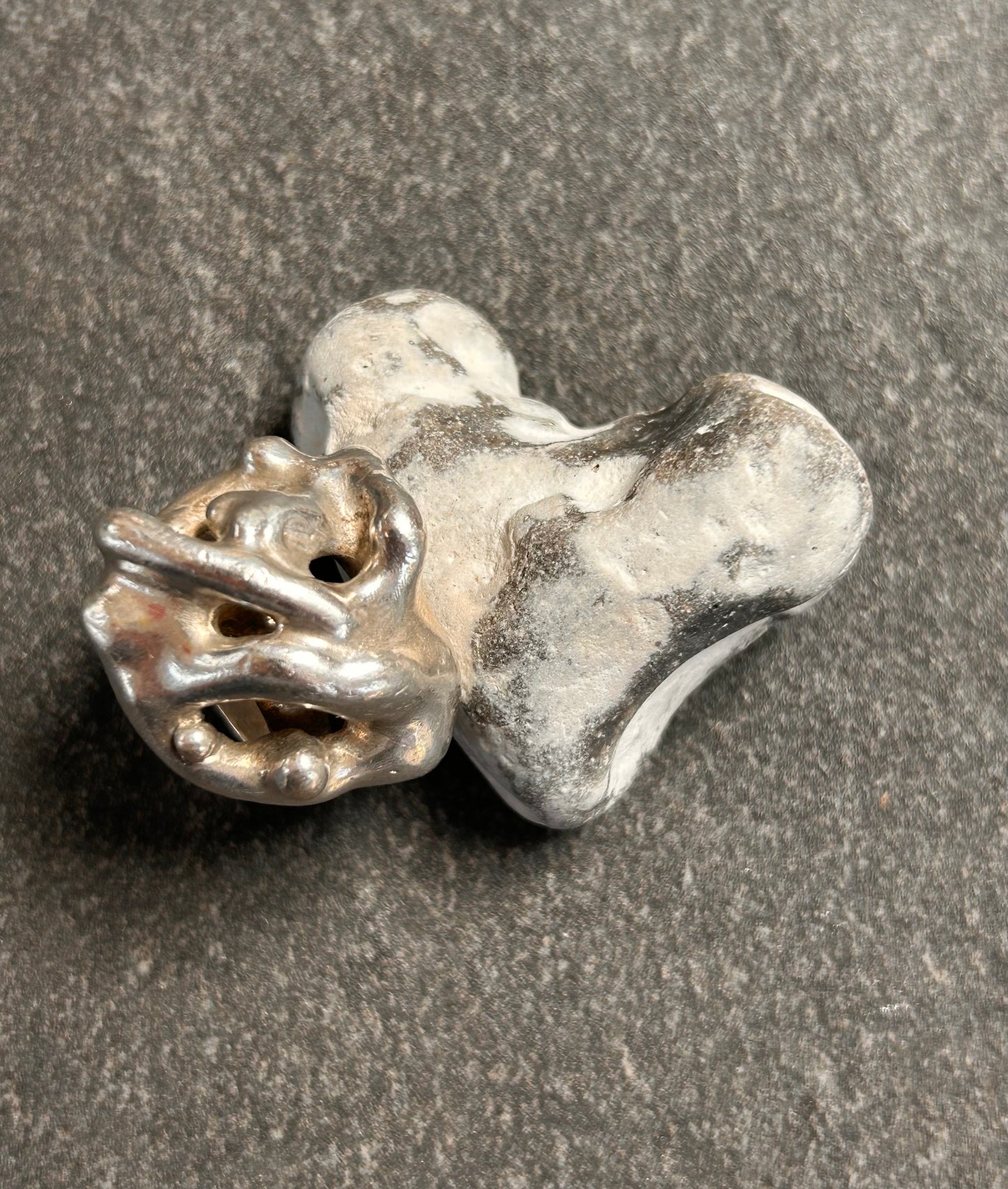 Amazing statement heavy vintage sterling silver ring