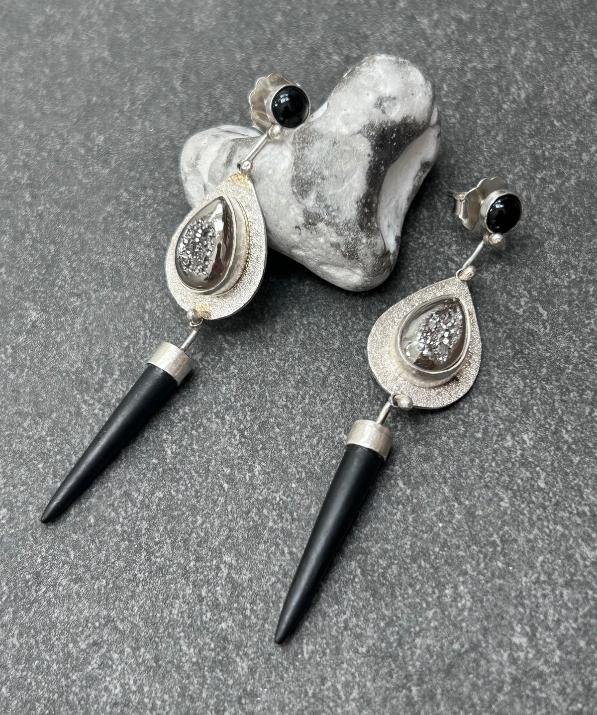 Amazing Artisan-Made Sterling Silver Statement Earrings