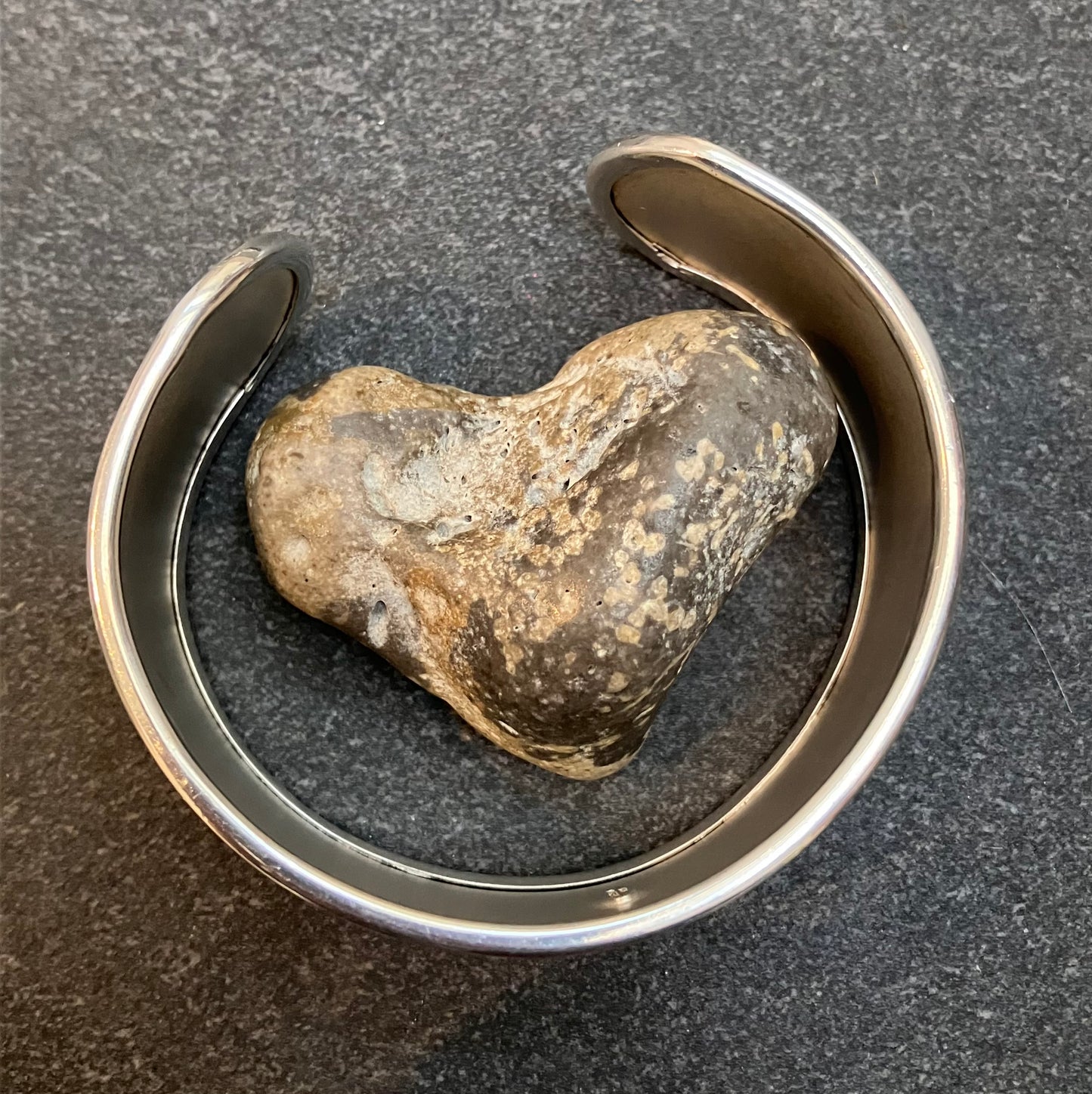 Vintage Sterling silver bangle with sparkle!