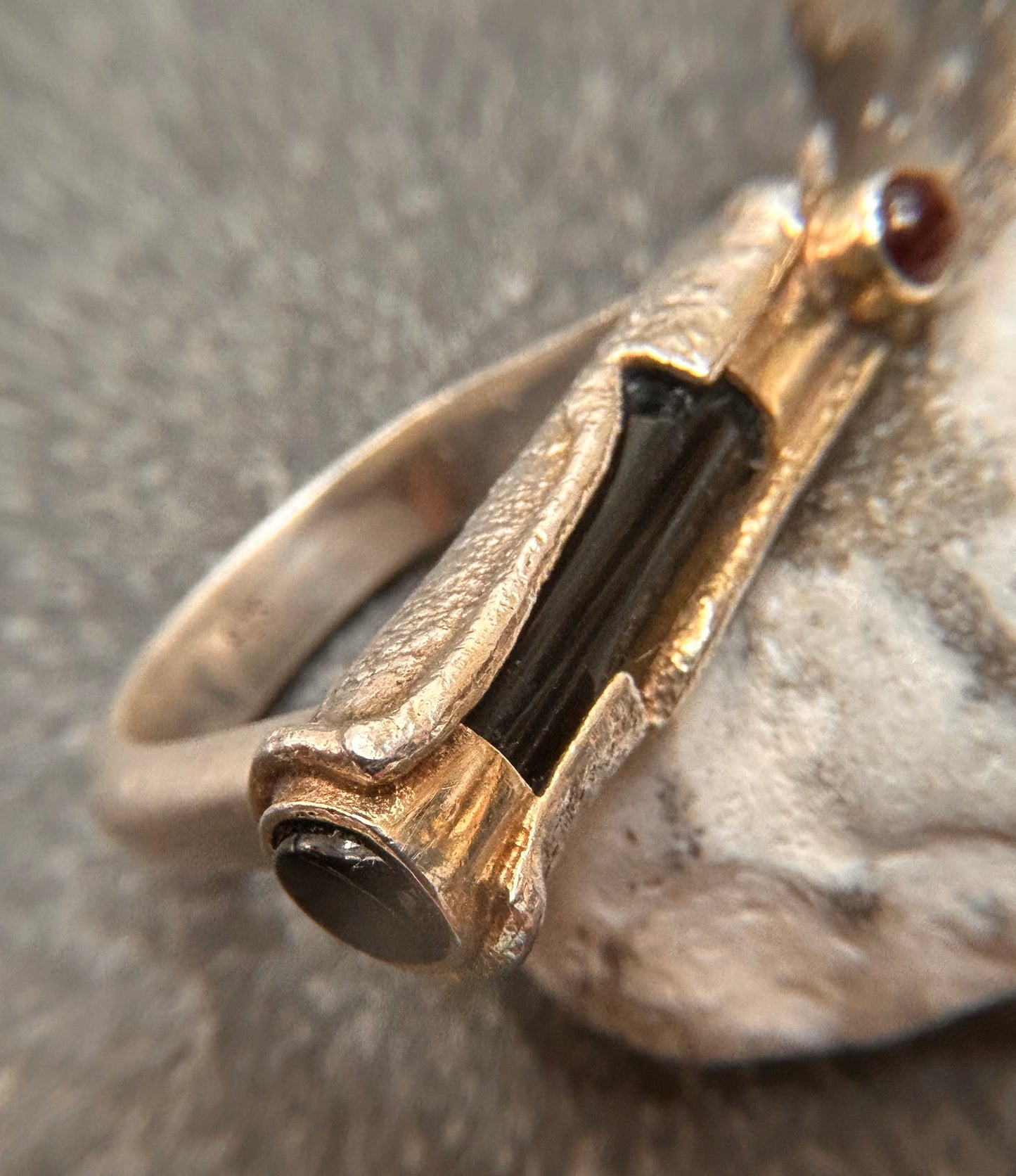 An absolutely exceptional vintage artisan sterling silver ring