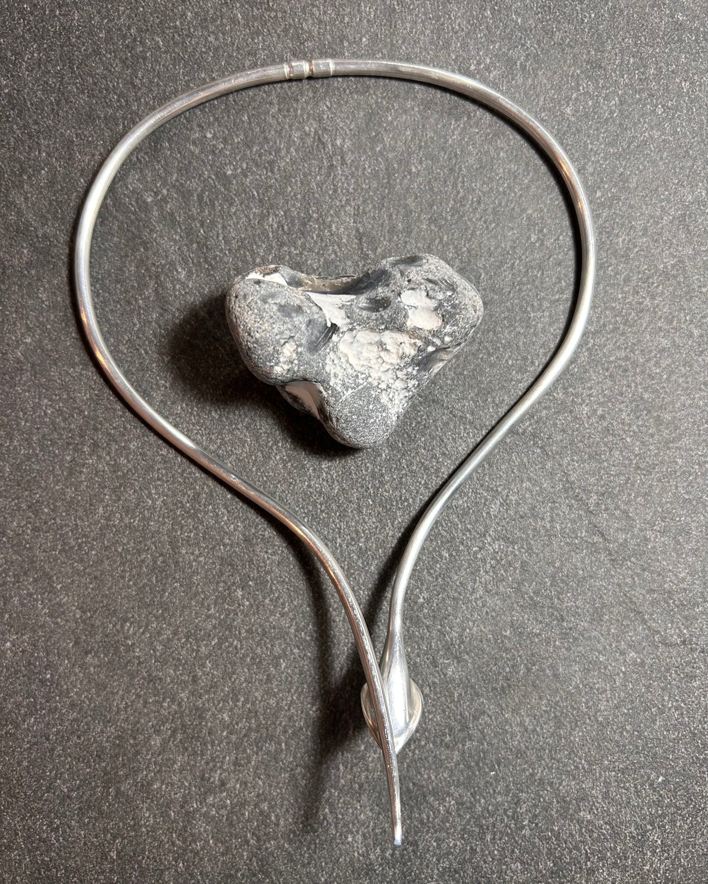 Carla Lily’ Torque Necklace by Amanda Cox, hallmarked 2003