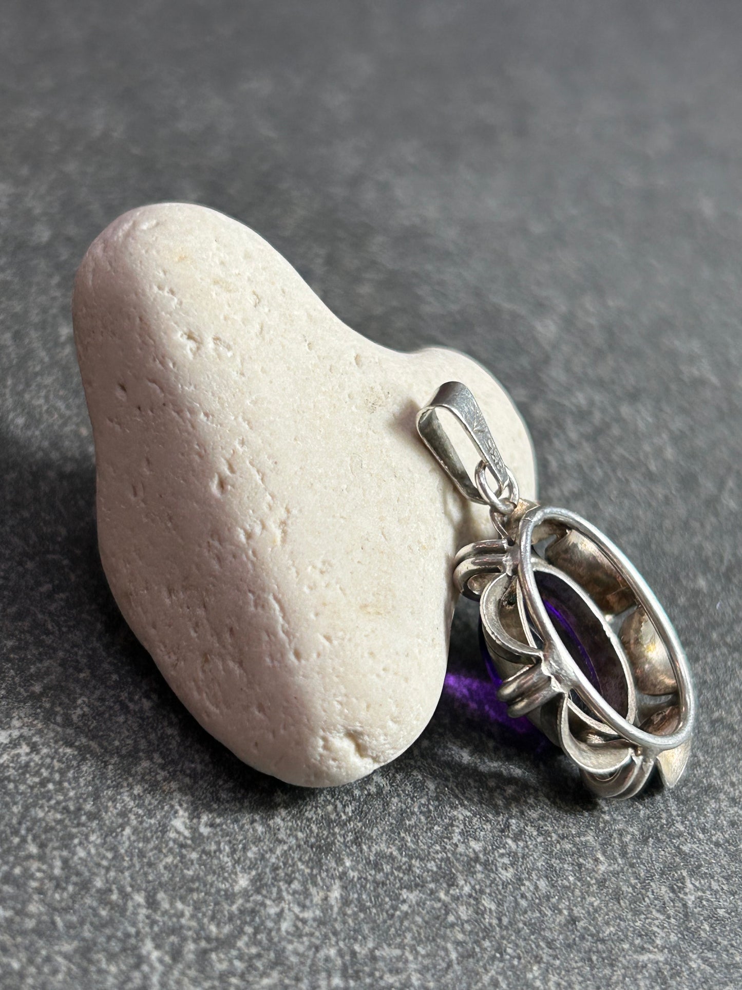 Vintage Teka Amethyst Pendant