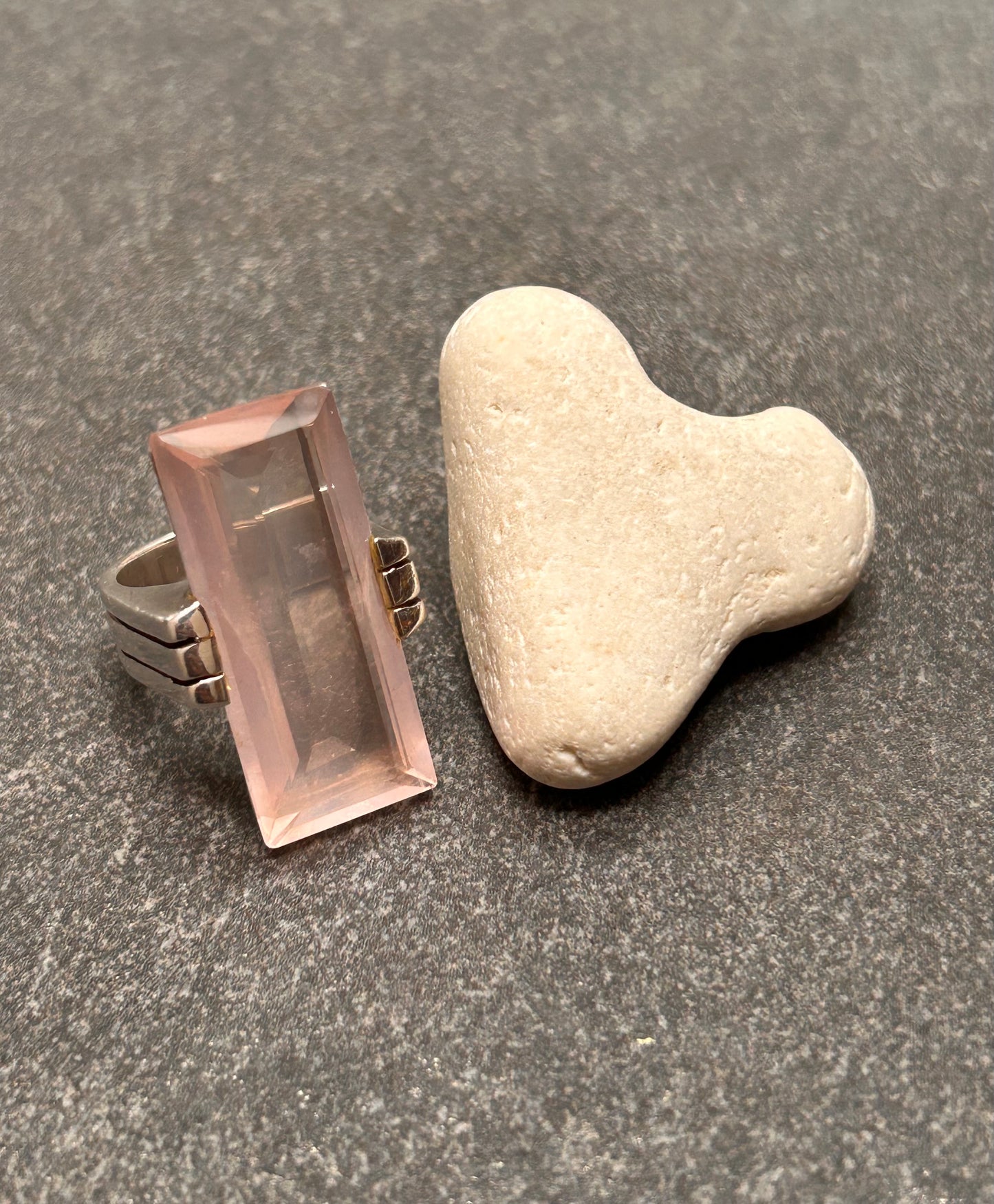 An absolutely stunning vintage sterling silver ring by renowned Danish designer Gunnar Thorvald Ekberg