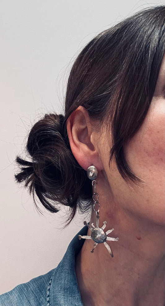 Artisan sun earrings - 1994