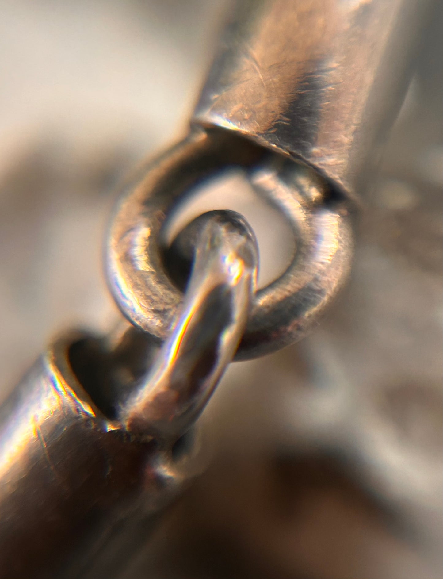 Vintage Sterling Silver Tubular Link Bracelet