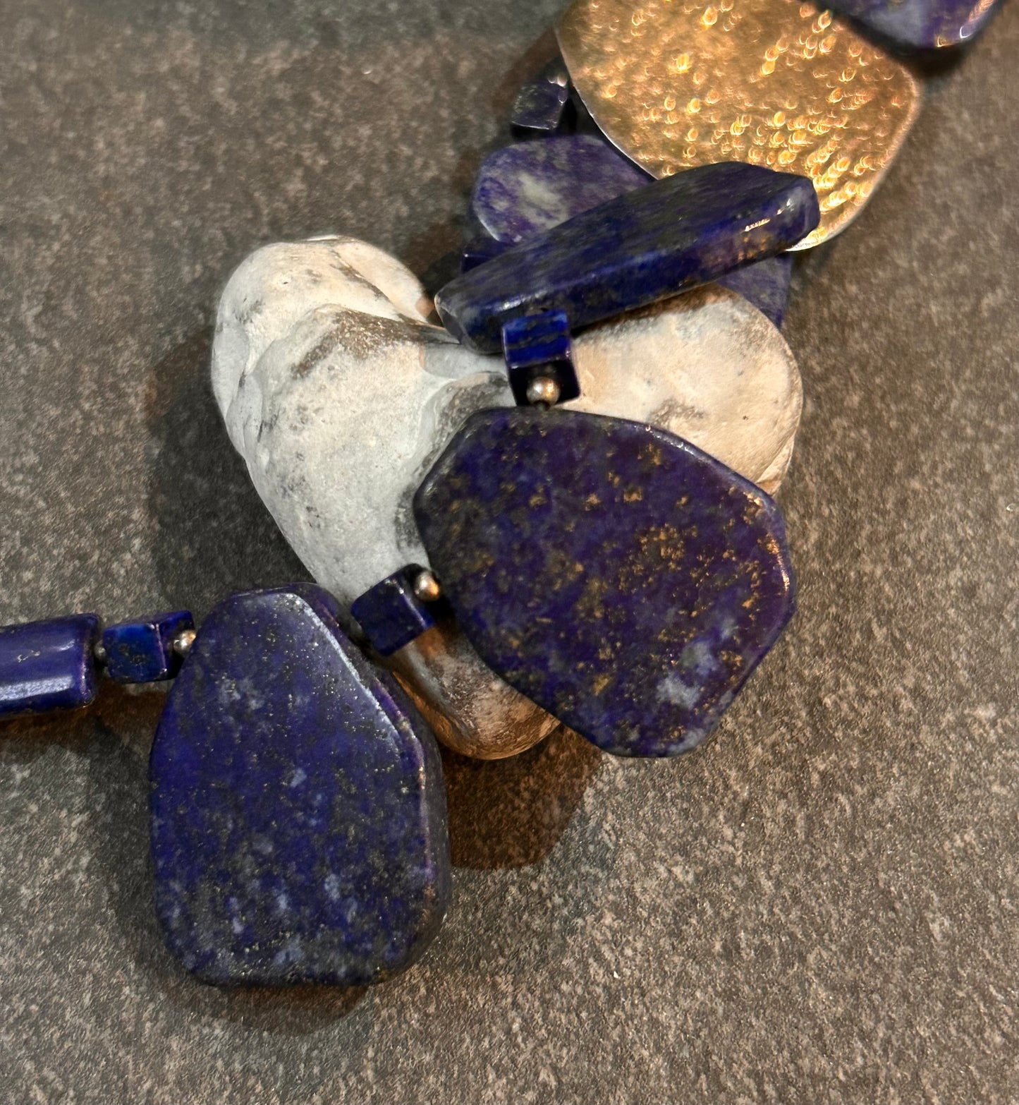 Absolutely beautiful vintage lapis lazuli necklace
