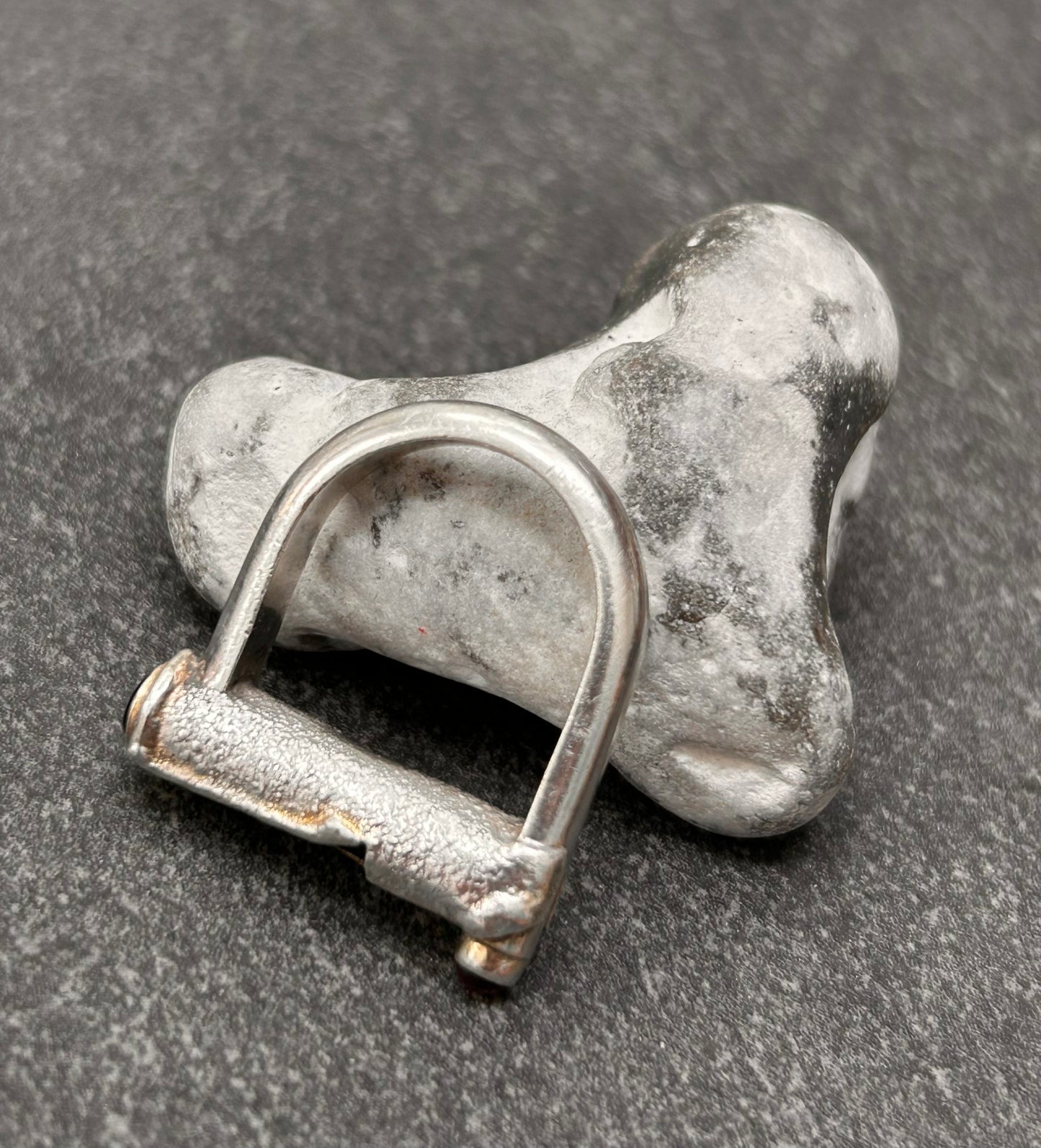 An absolutely exceptional vintage artisan sterling silver ring