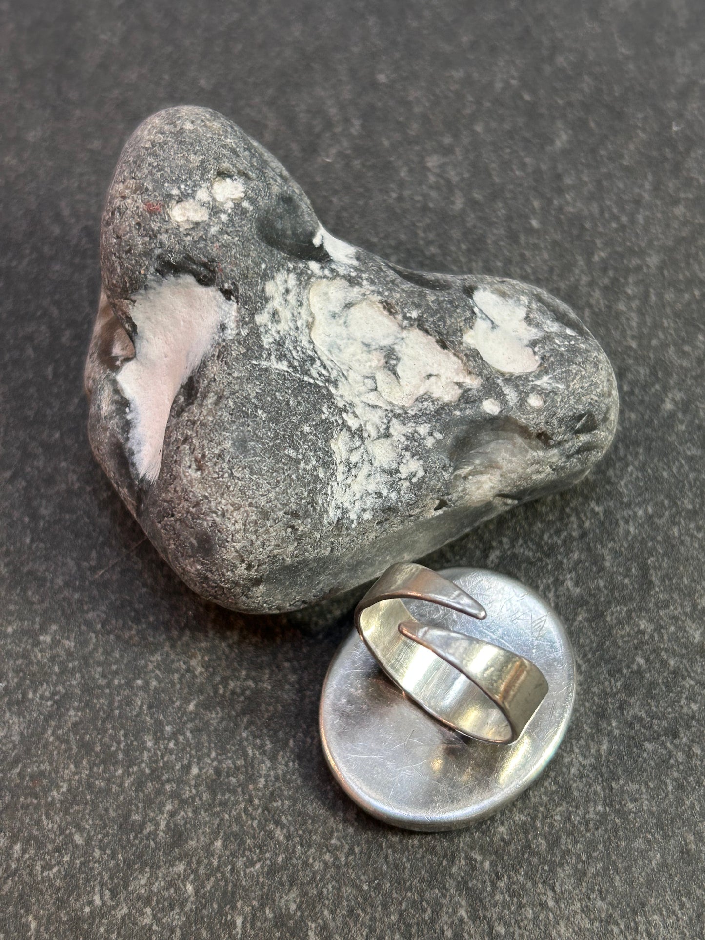 striking sterling silver ring by Niels-Erik From