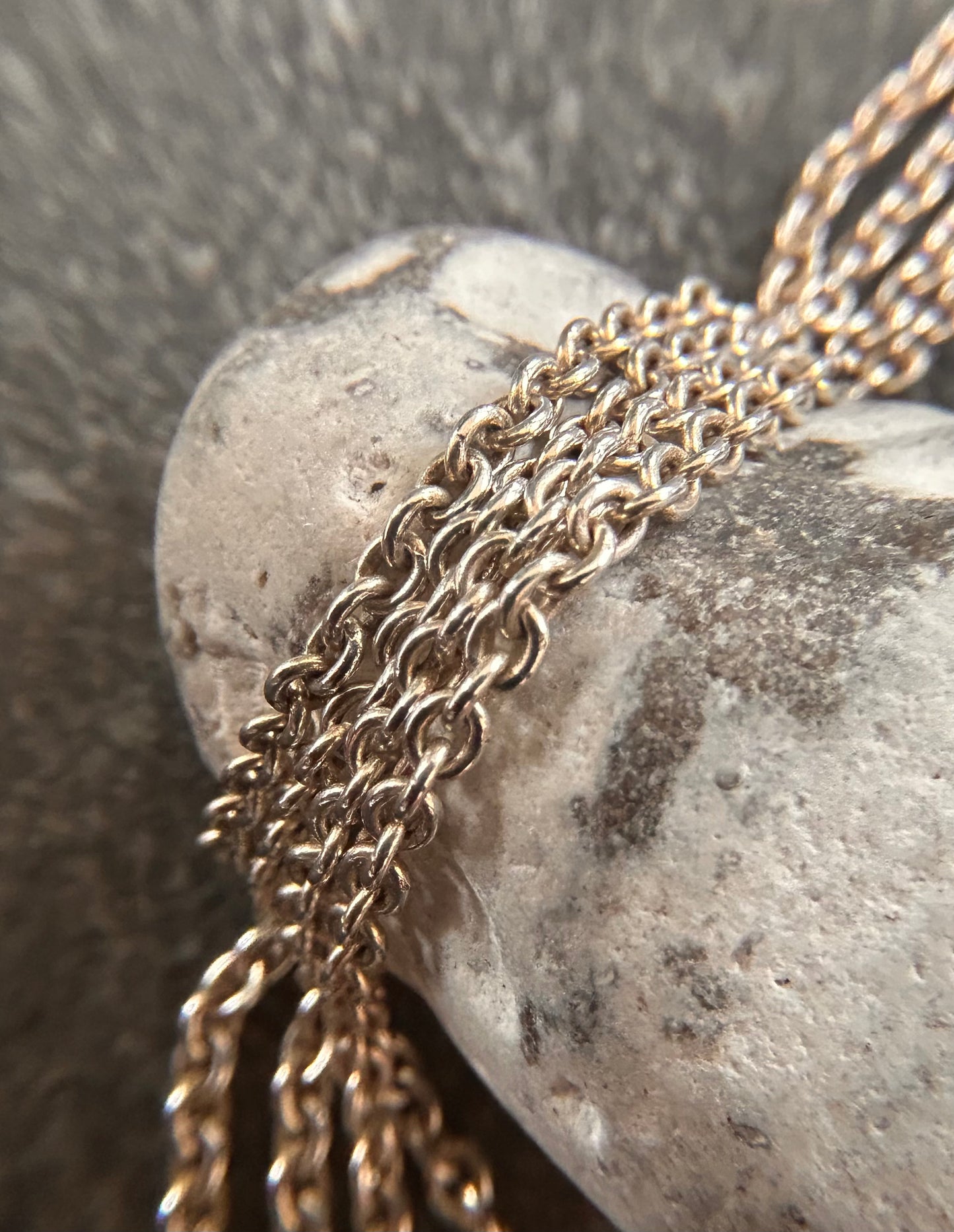 Vintage German Sterling Silver Pendant Necklace (1974, 925)