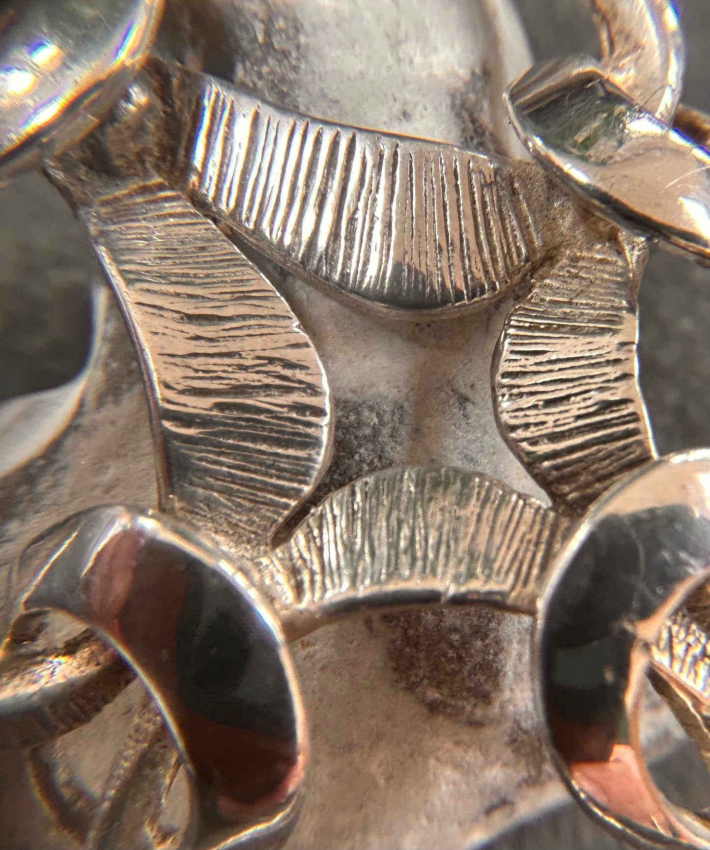 Vintage German Sterling Silver Pendant Necklace (1974, 925)