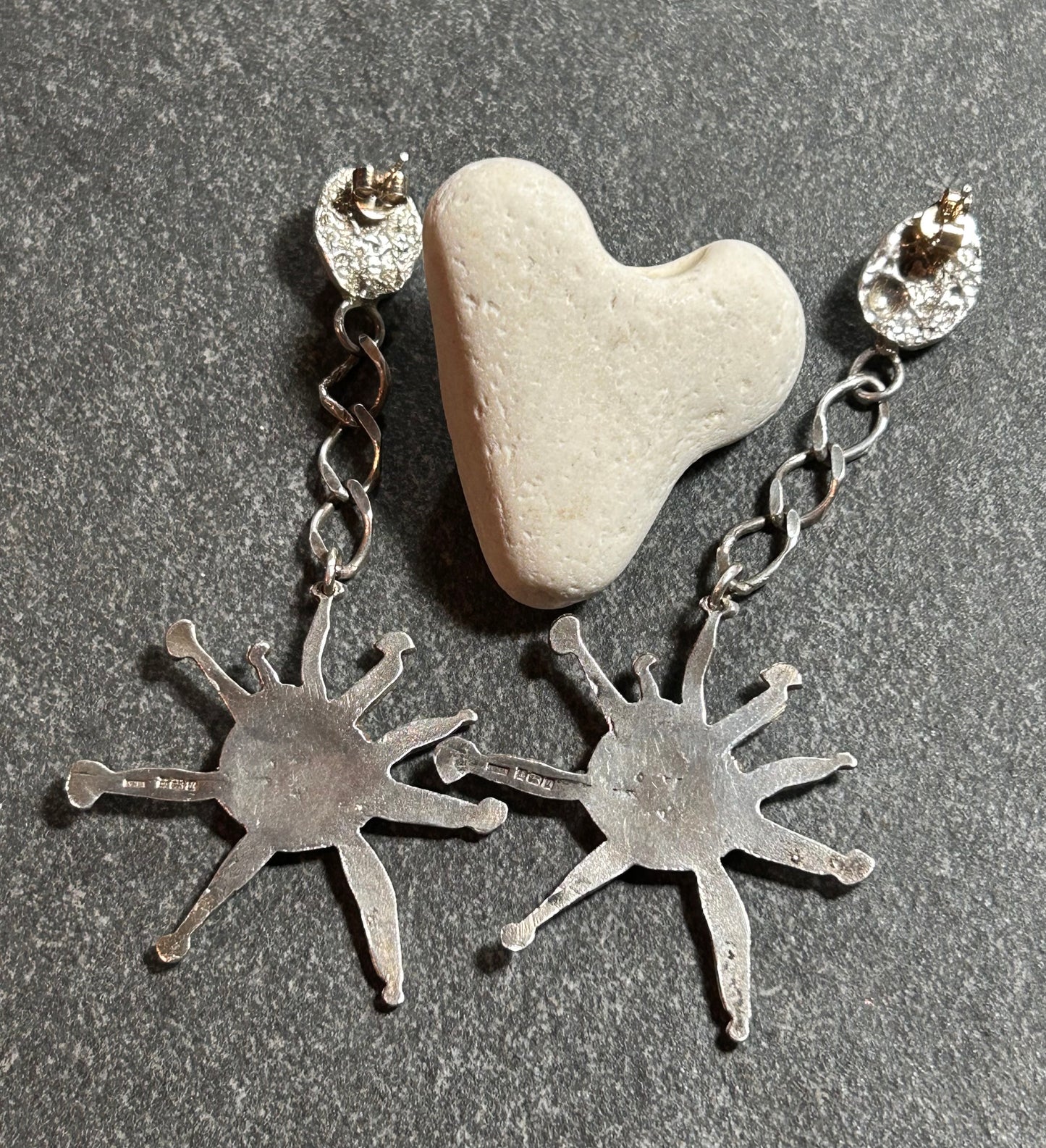 Artisan sun earrings - 1994