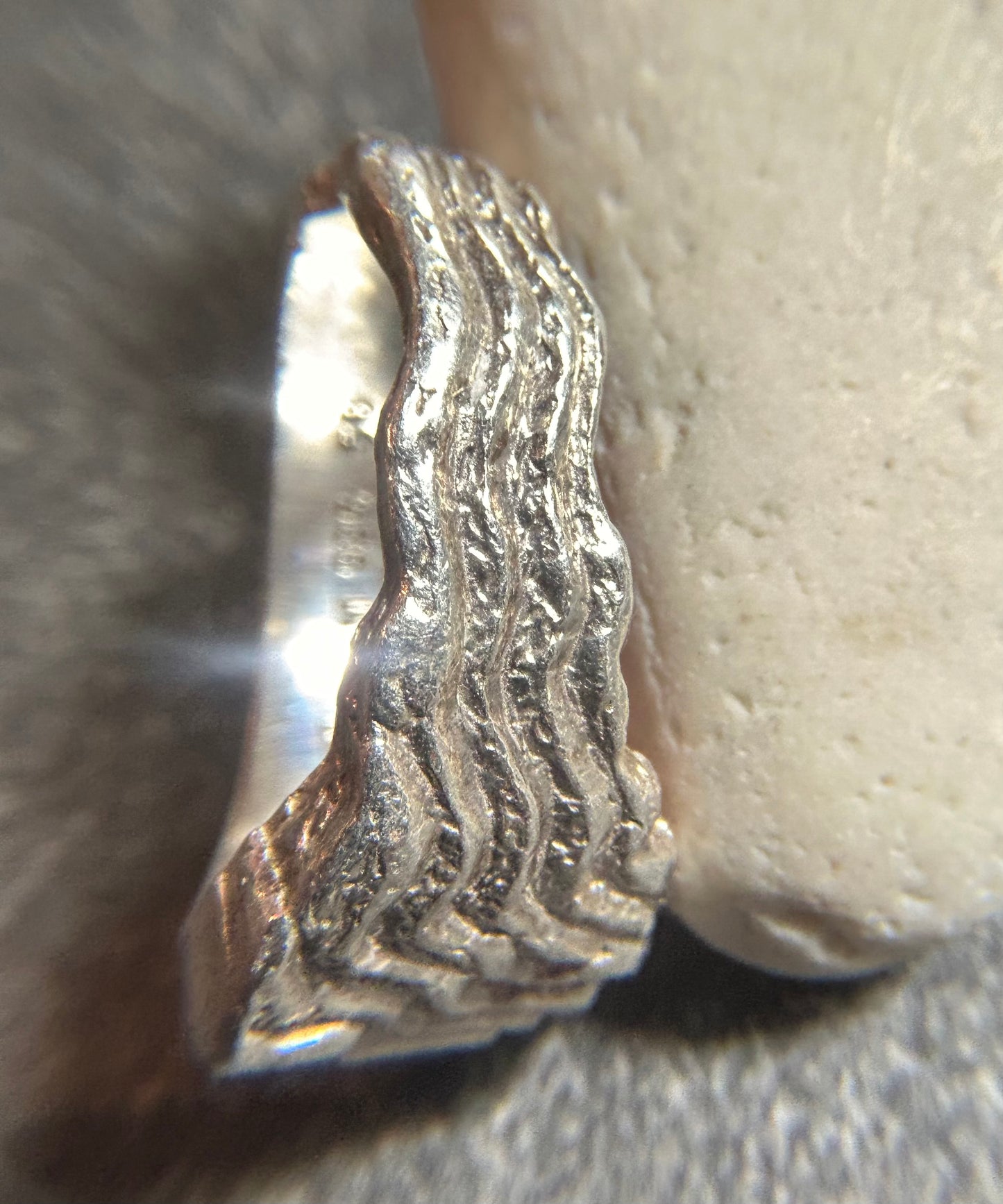 Shoreline  vintage Danish sterling silver ring