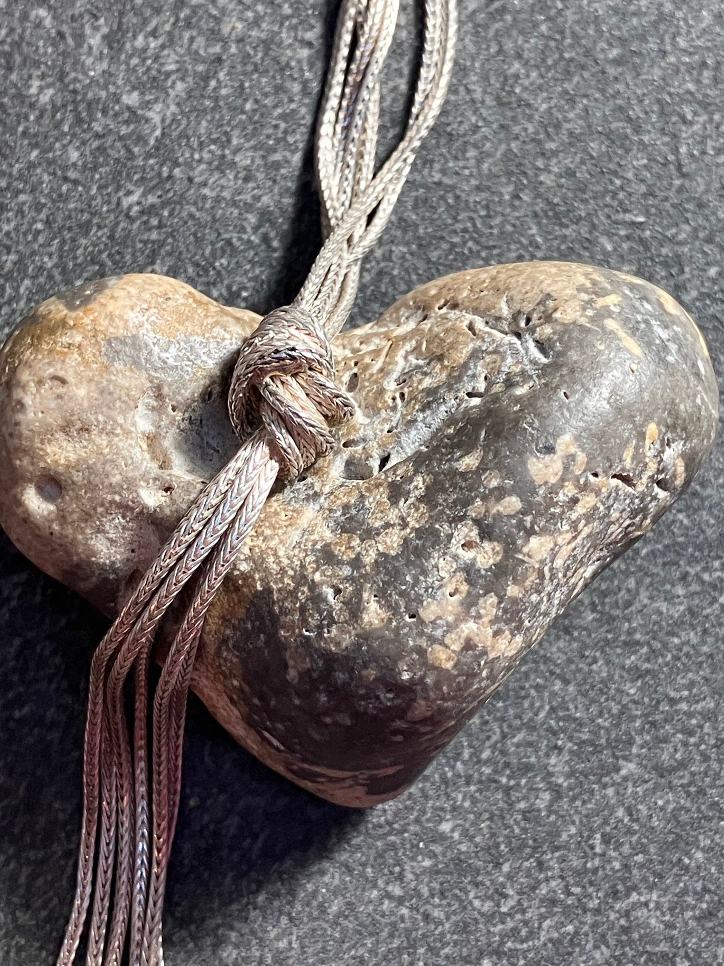 Truly elegant vintage sterling silver knot necklace.