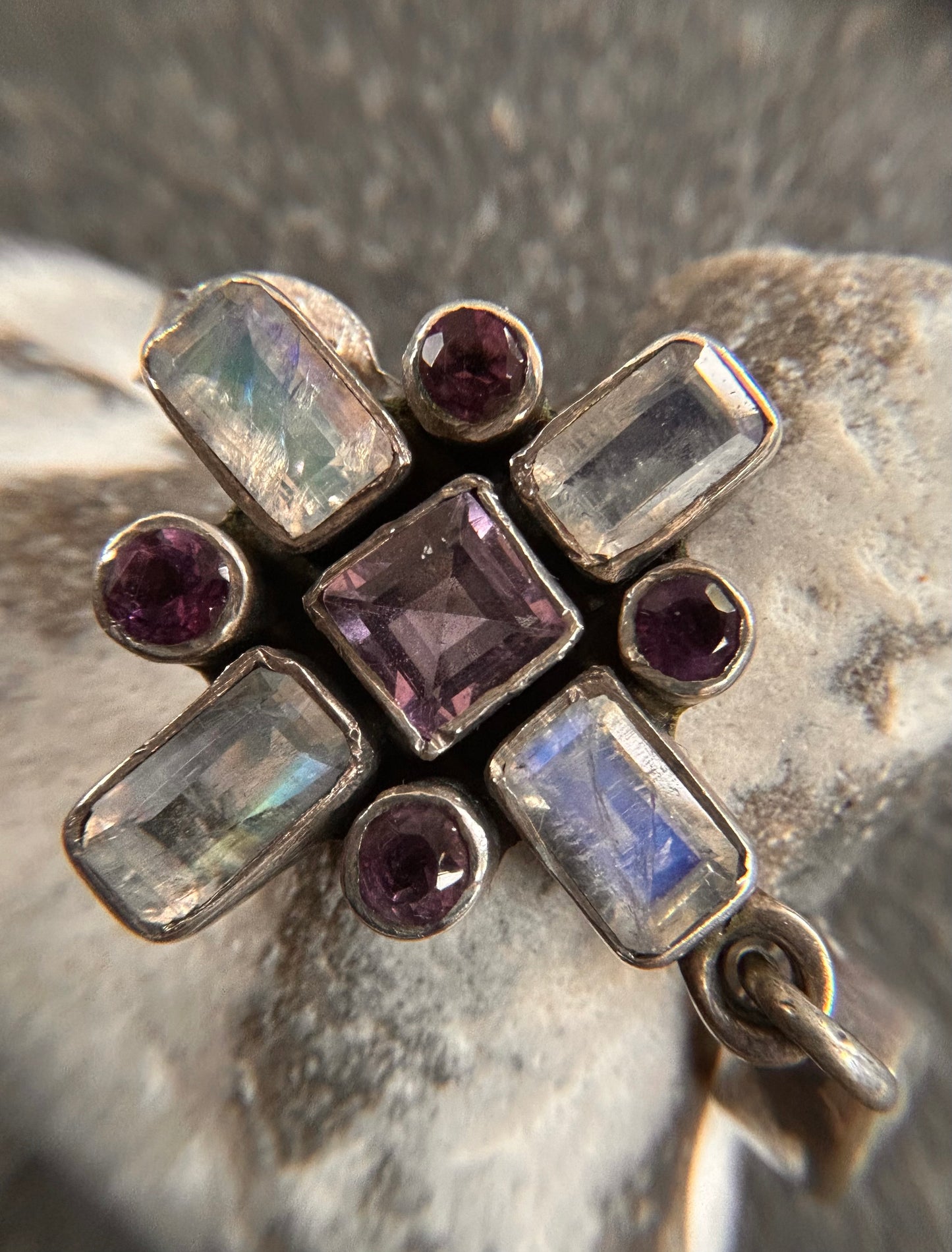 These vintage sterling silver earrings are a truly elegant statement