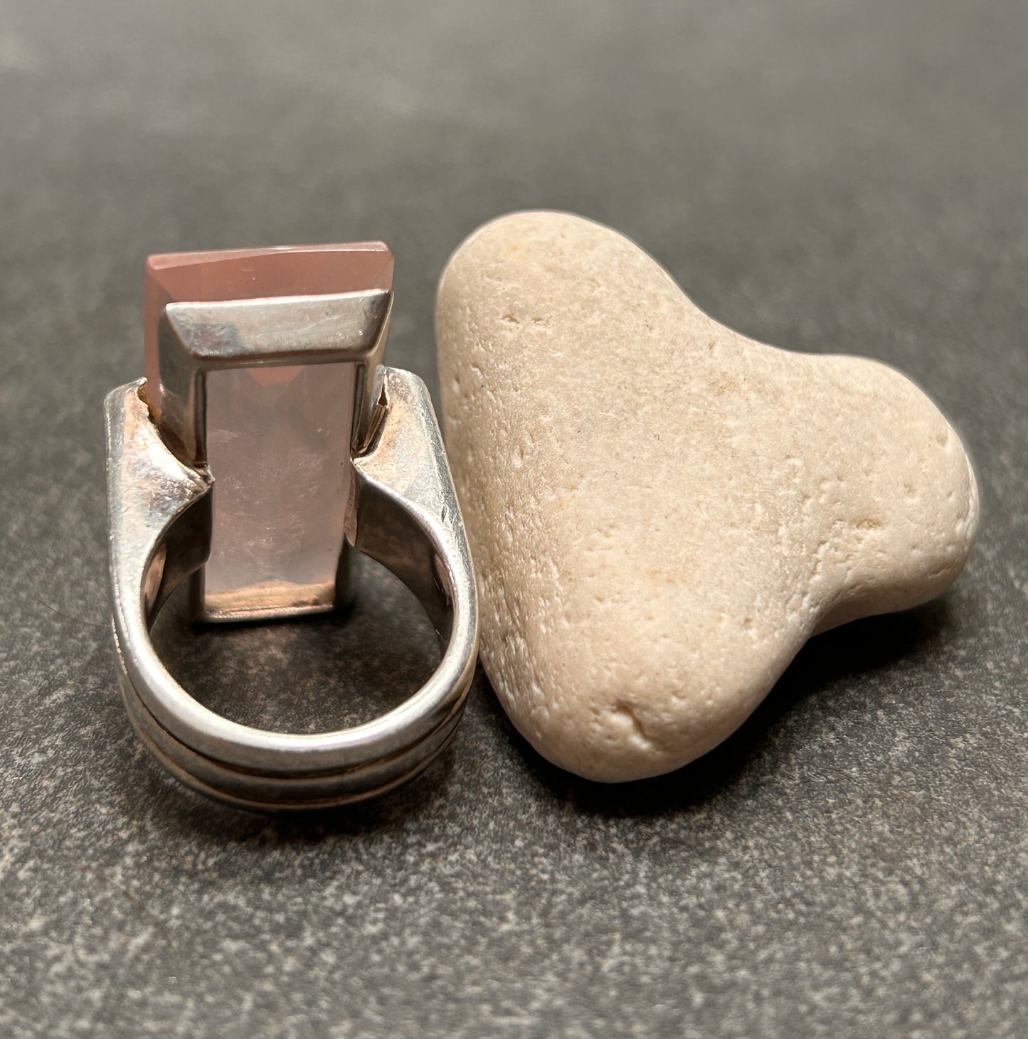 An absolutely stunning vintage sterling silver ring by renowned Danish designer Gunnar Thorvald Ekberg