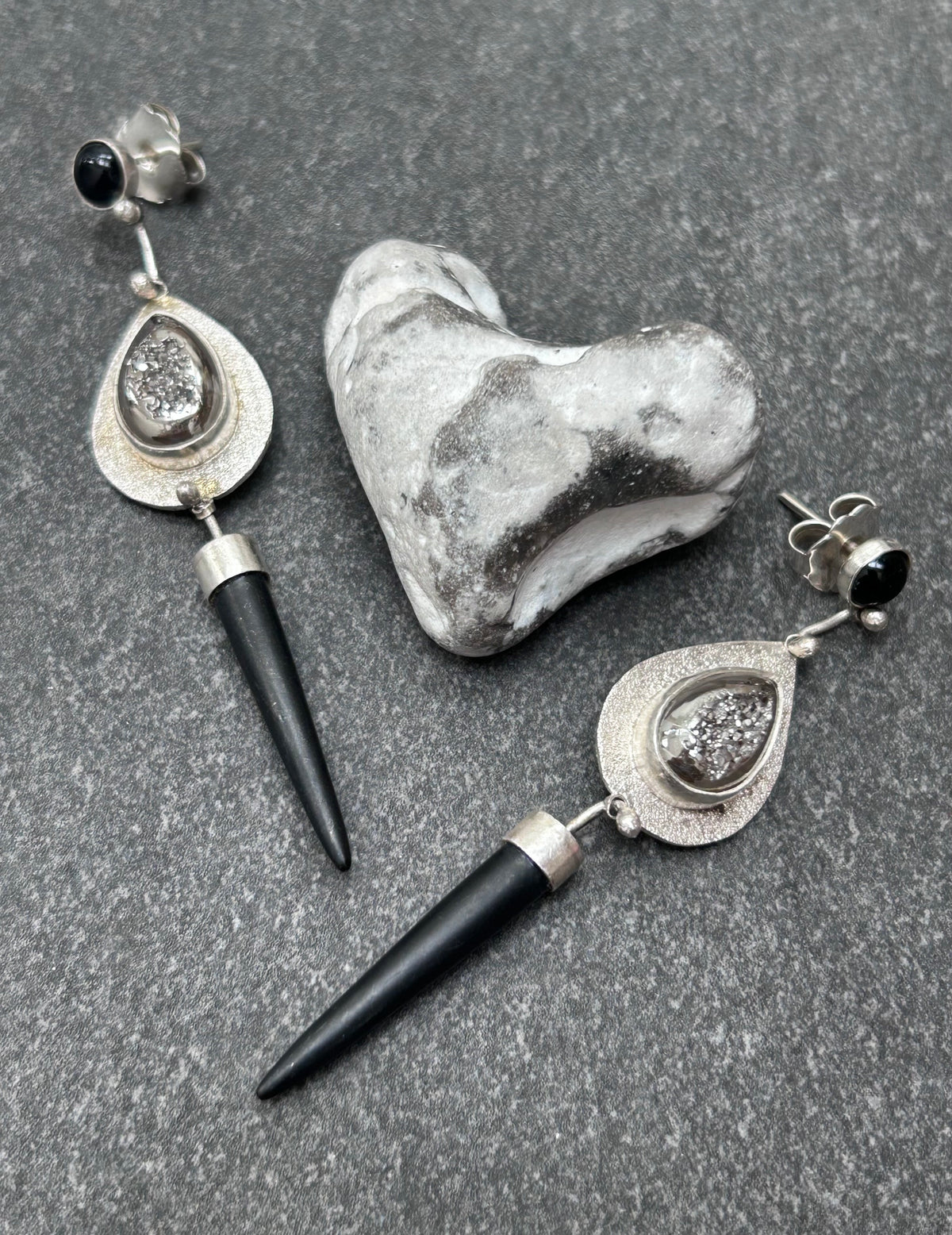 Amazing Artisan-Made Sterling Silver Statement Earrings