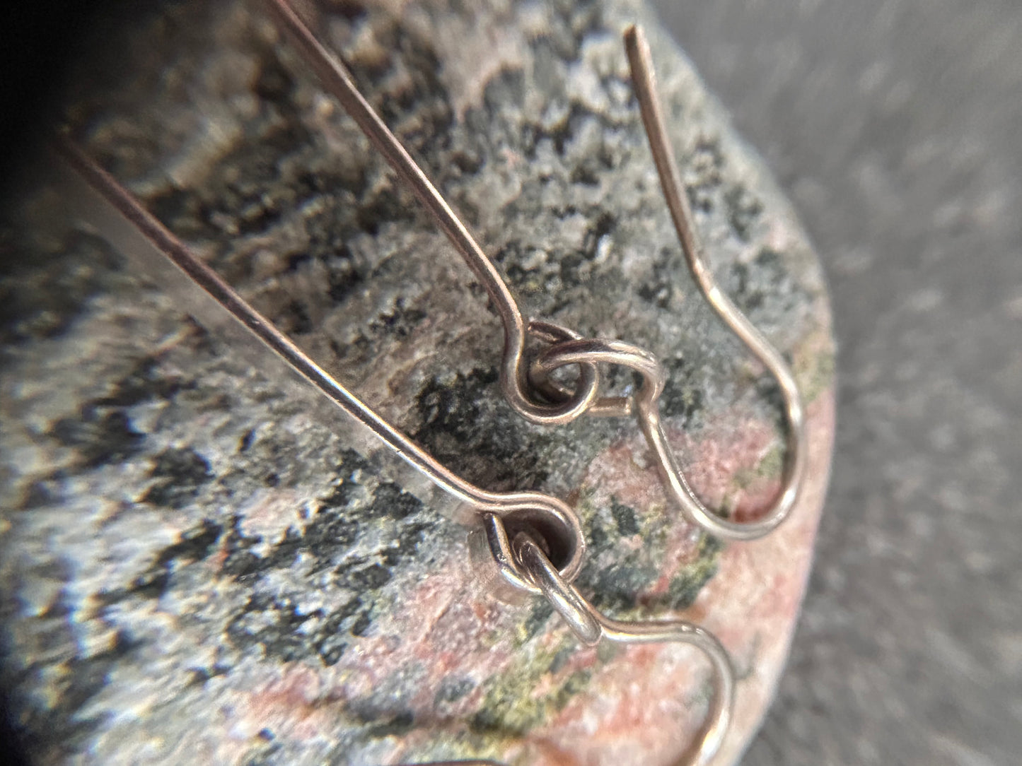 These striking vintage earrings feature gleaming Pyrite (Fool’s Gold) stones