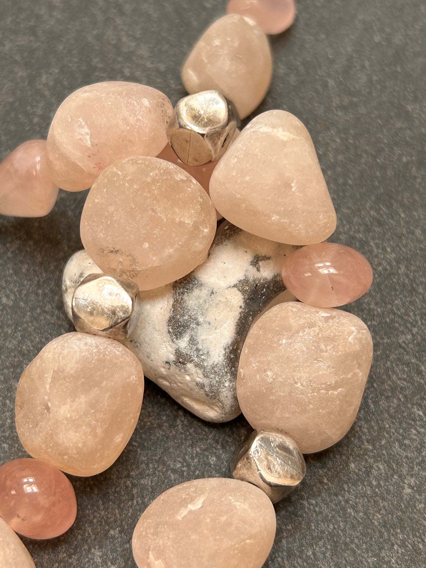 Spectacular vintage Spanish necklace is a celebration of natural beauty and craftsmanship.