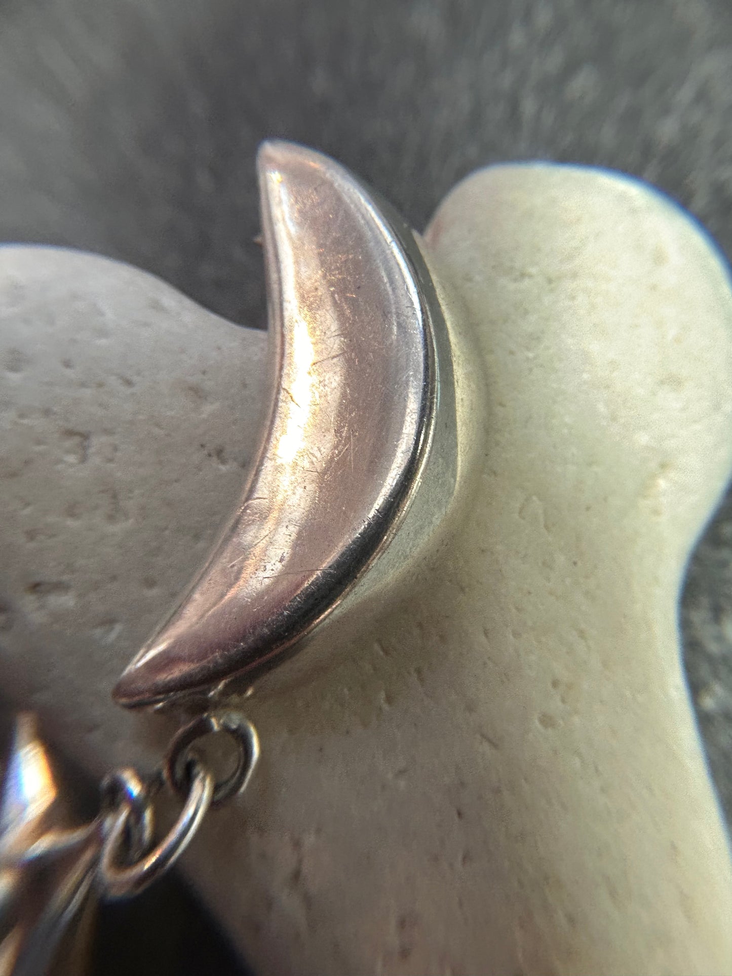 Vintage Sterling Silver Statement Drop Earrings