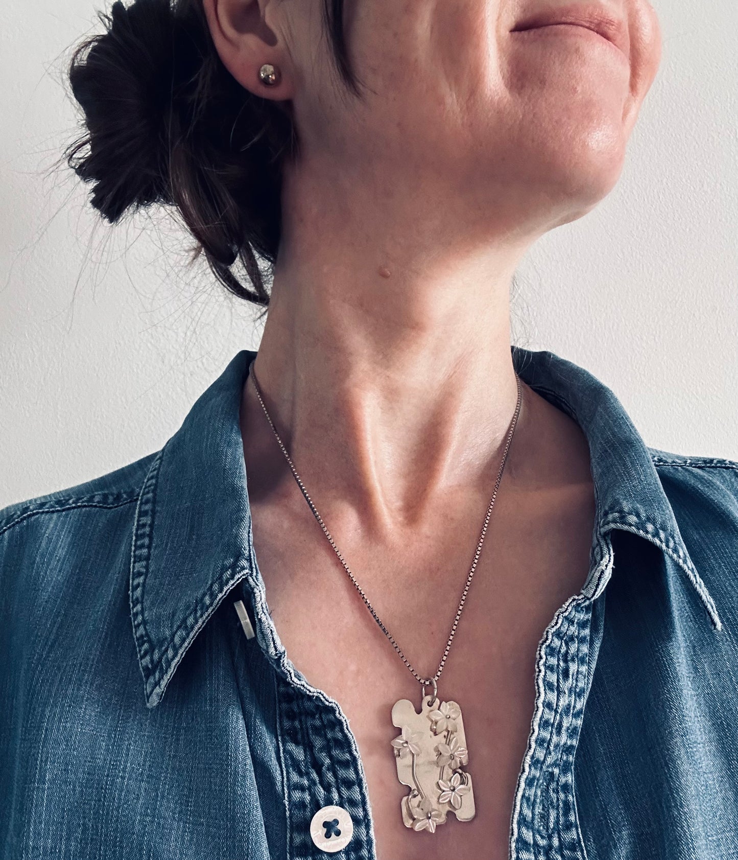 A truly unique artisan pendant.