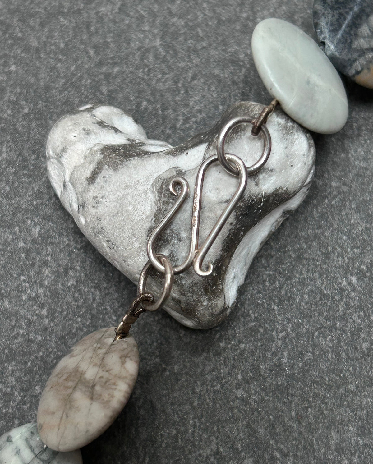 Picasso Stone & Sterling Silver Necklace - 2009