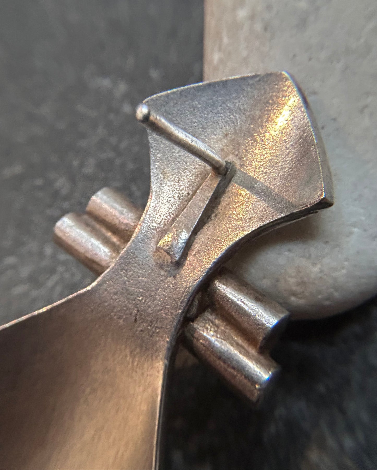 Artisan Vintage Sterling Silver Statement Earrings.