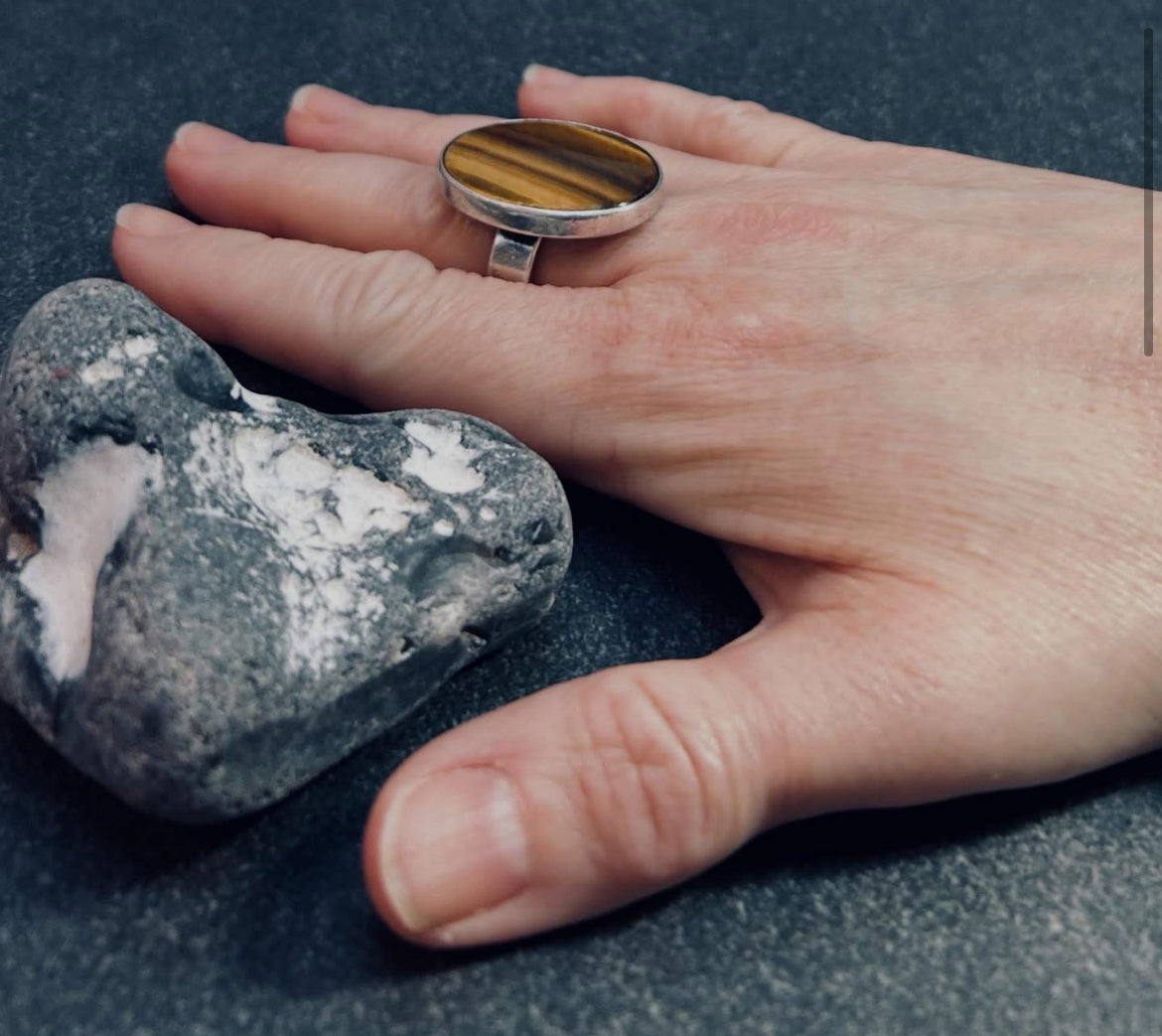 striking sterling silver ring by Niels-Erik From