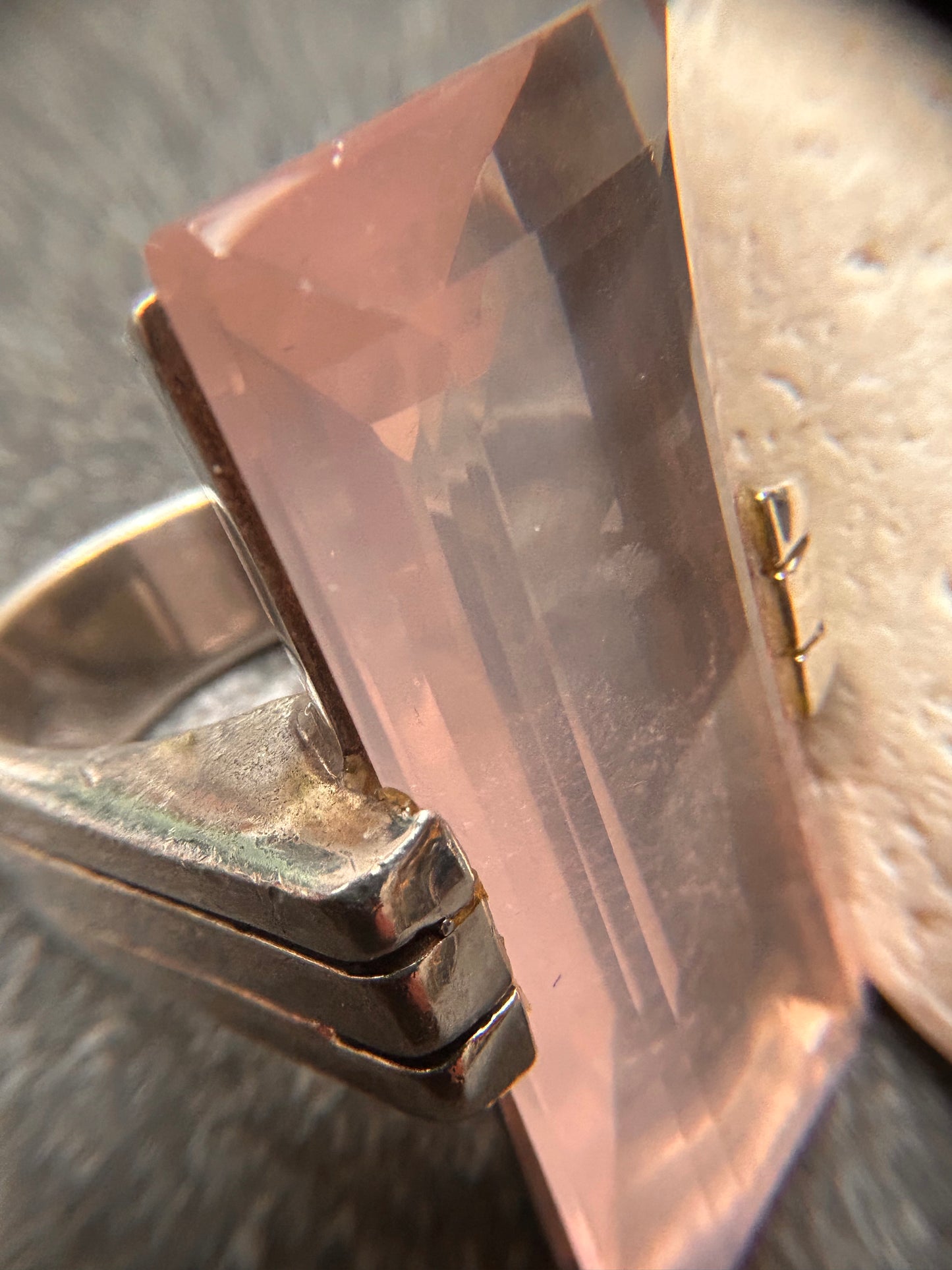 An absolutely stunning vintage sterling silver ring by renowned Danish designer Gunnar Thorvald Ekberg