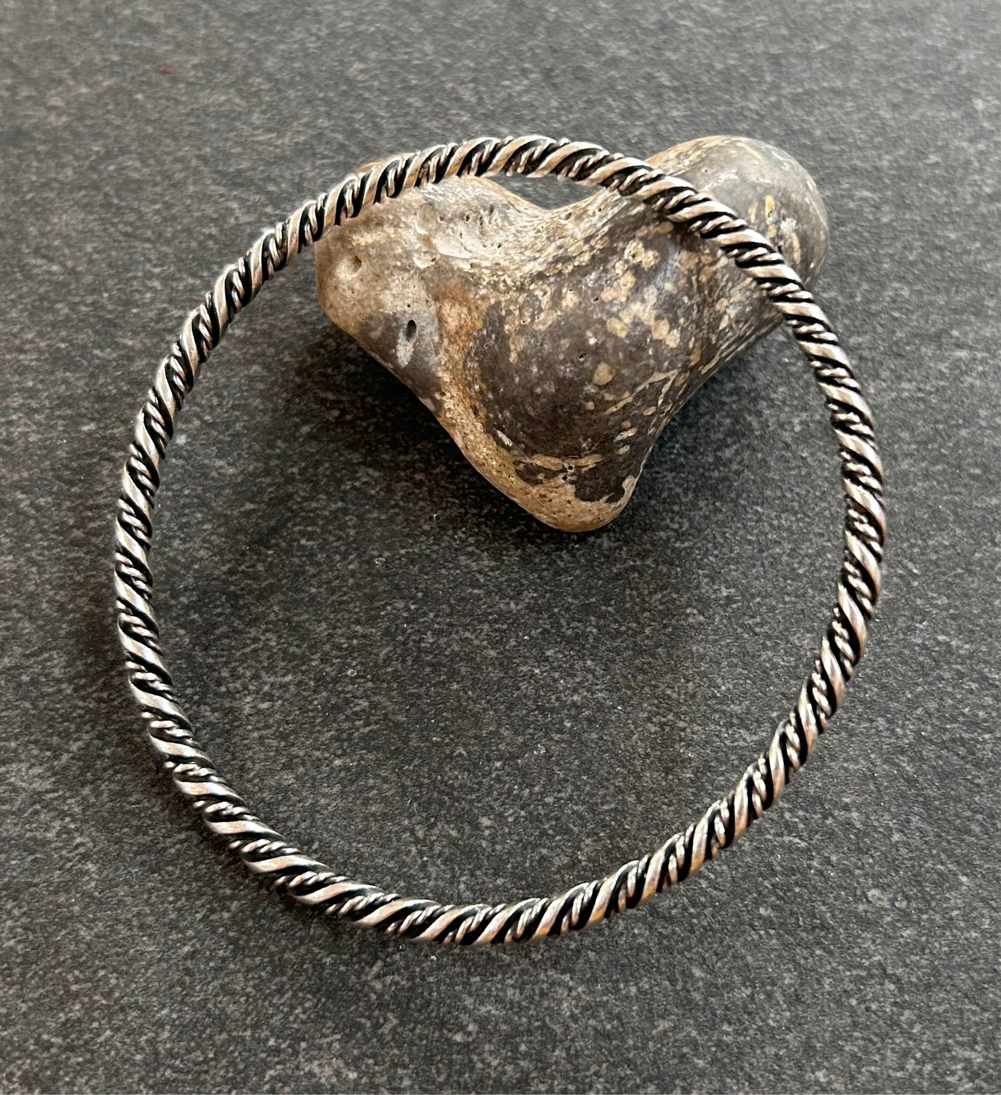 Vintage Danish sterling silver bangle