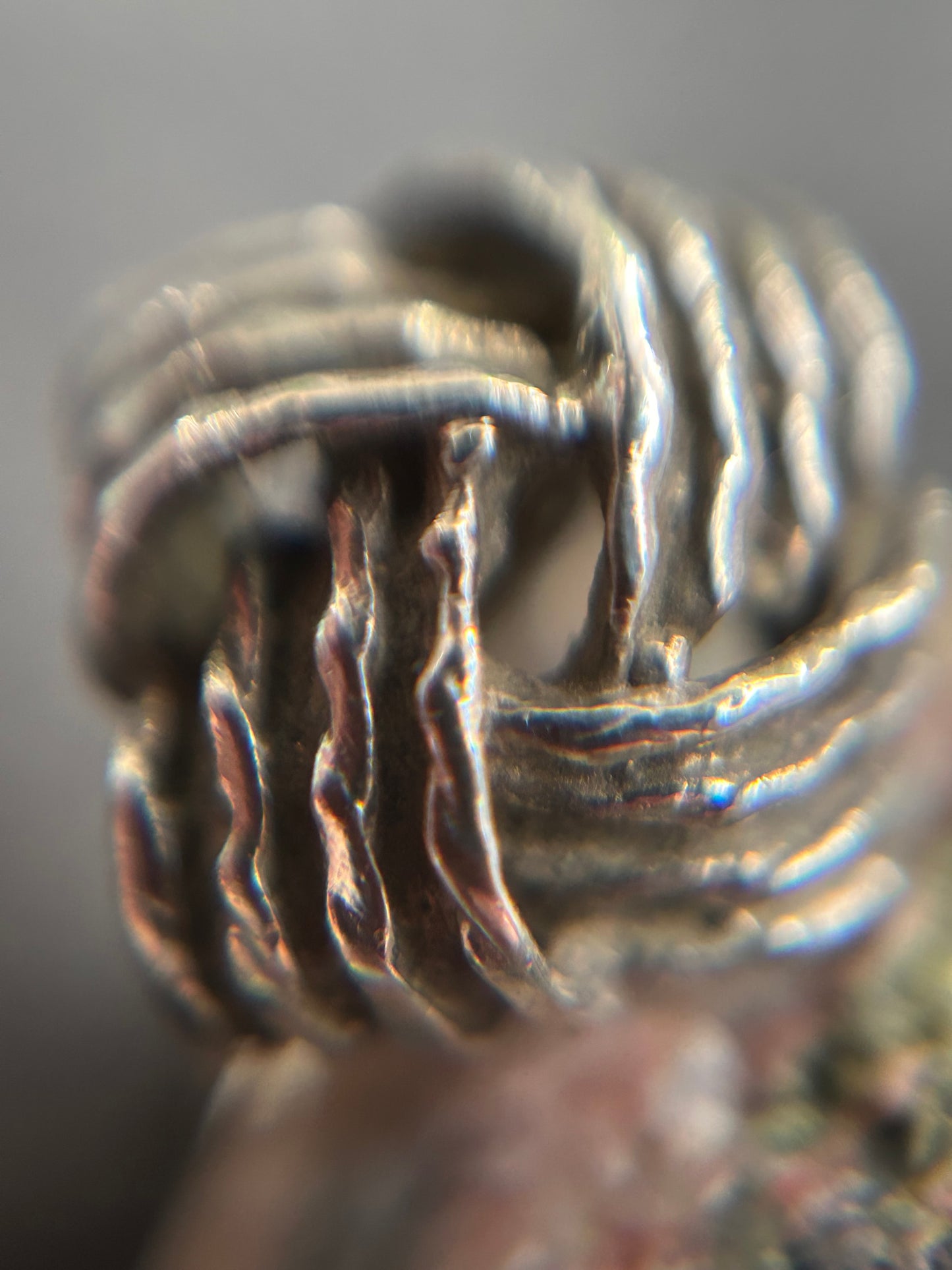 Vintage Sterling Silver Knot Ring