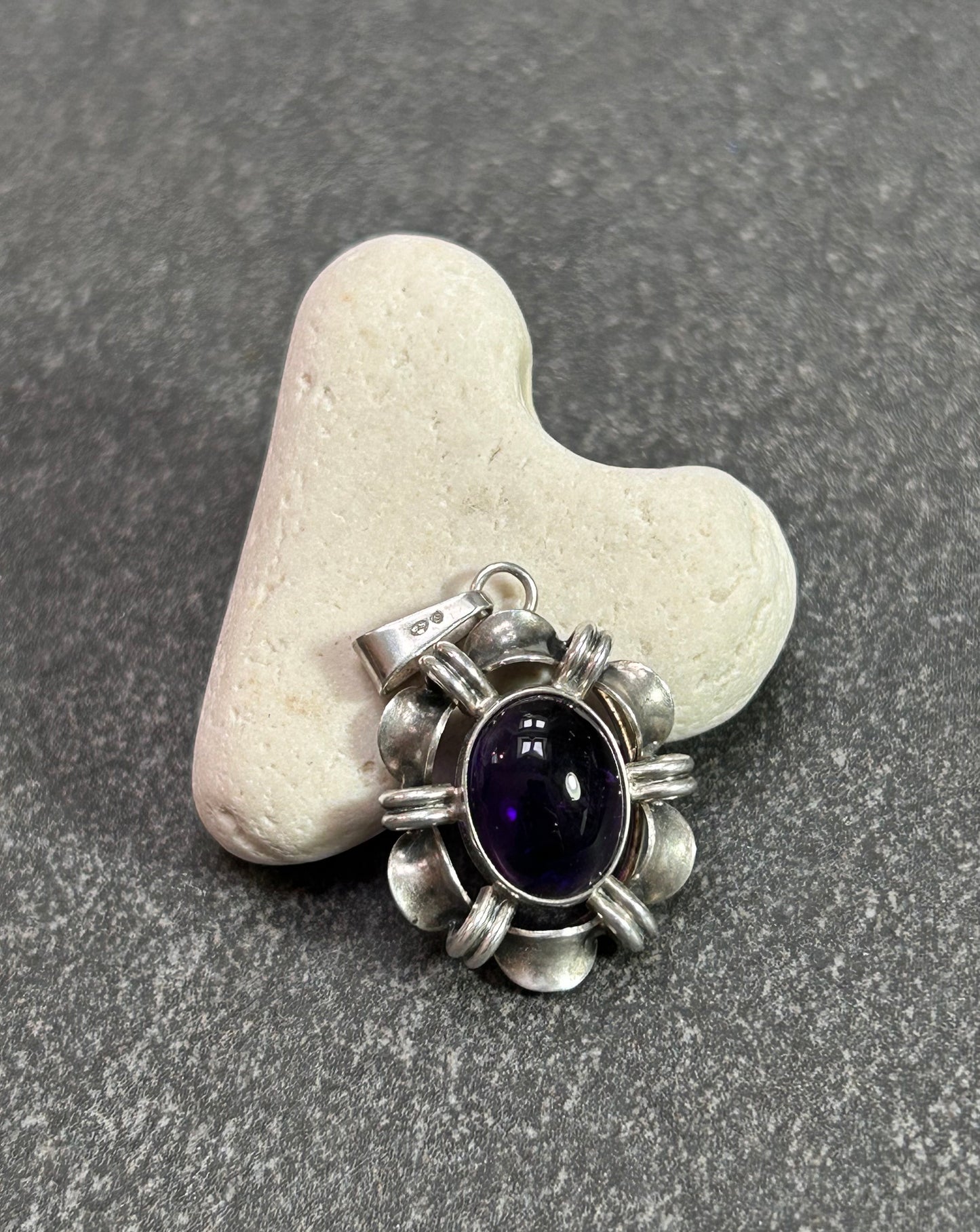 Vintage Teka Amethyst Pendant
