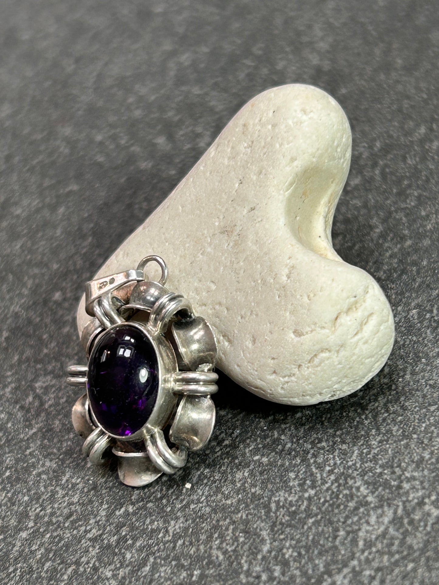 Vintage Teka Amethyst Pendant