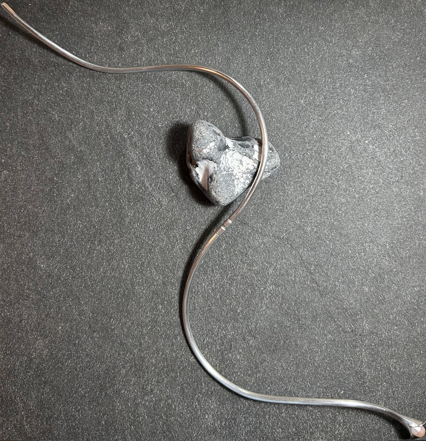 Carla Lily’ Torque Necklace by Amanda Cox, hallmarked 2003