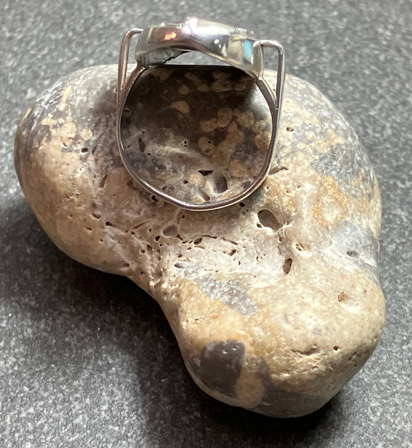 Vintage handmade sterling silver ring.