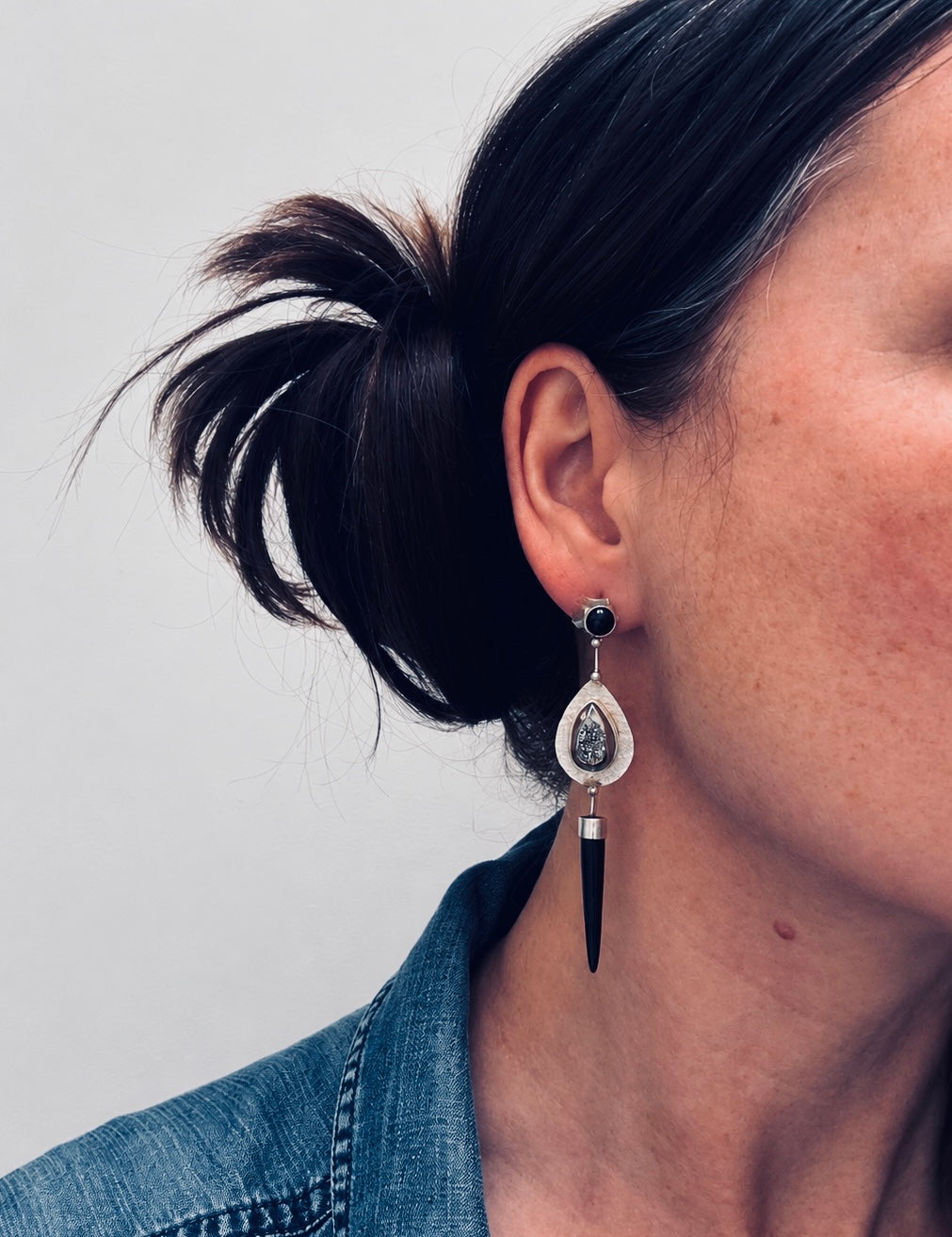 Amazing Artisan-Made Sterling Silver Statement Earrings