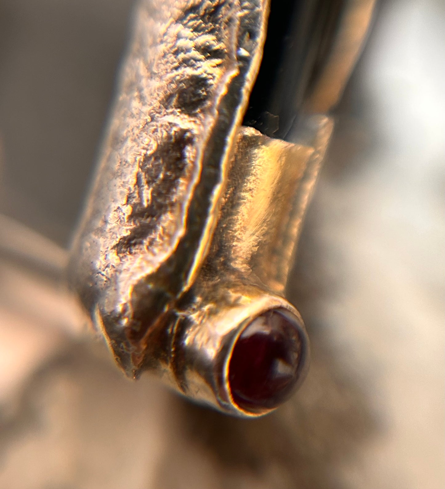 An absolutely exceptional vintage artisan sterling silver ring