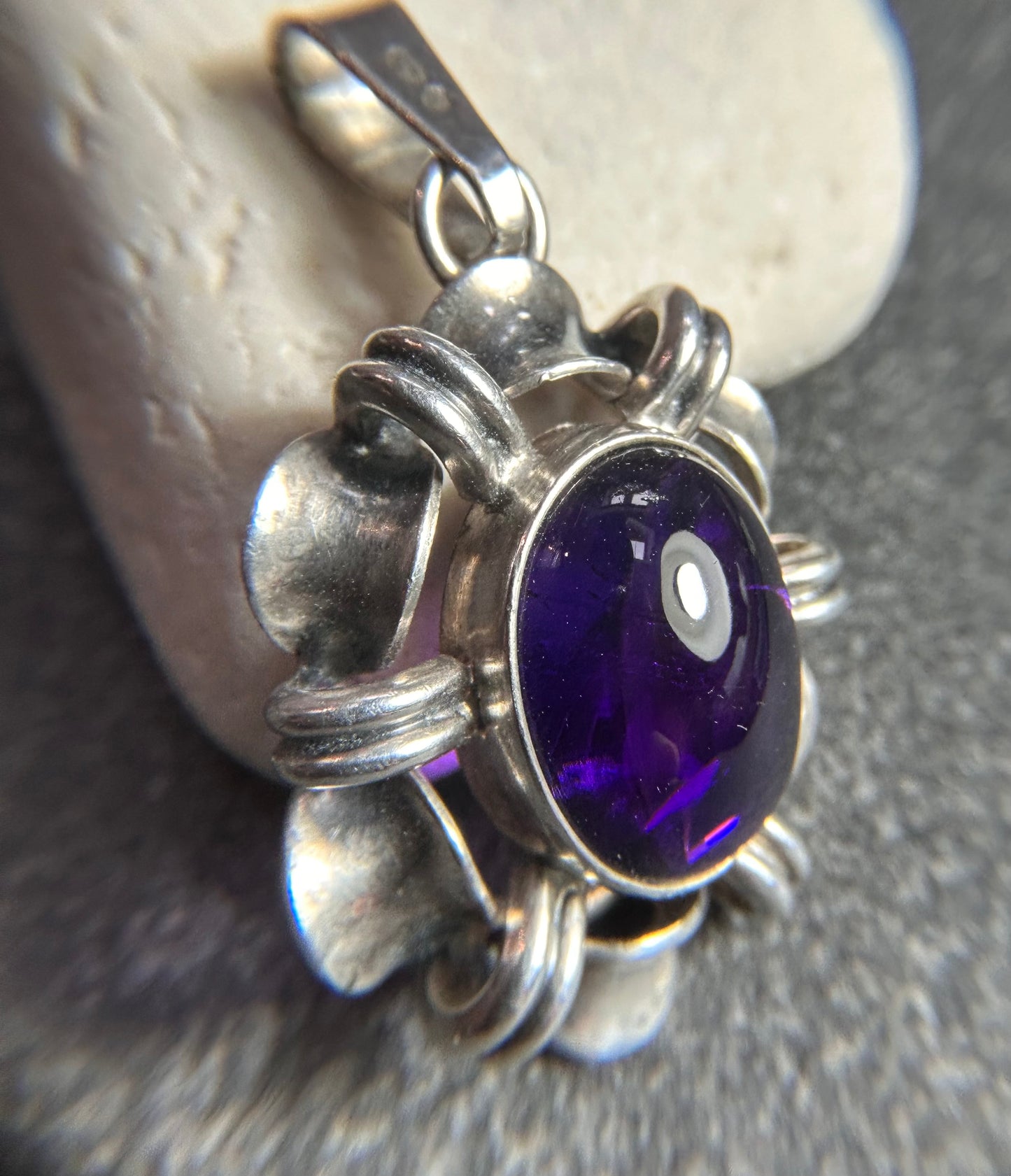 Vintage Teka Amethyst Pendant