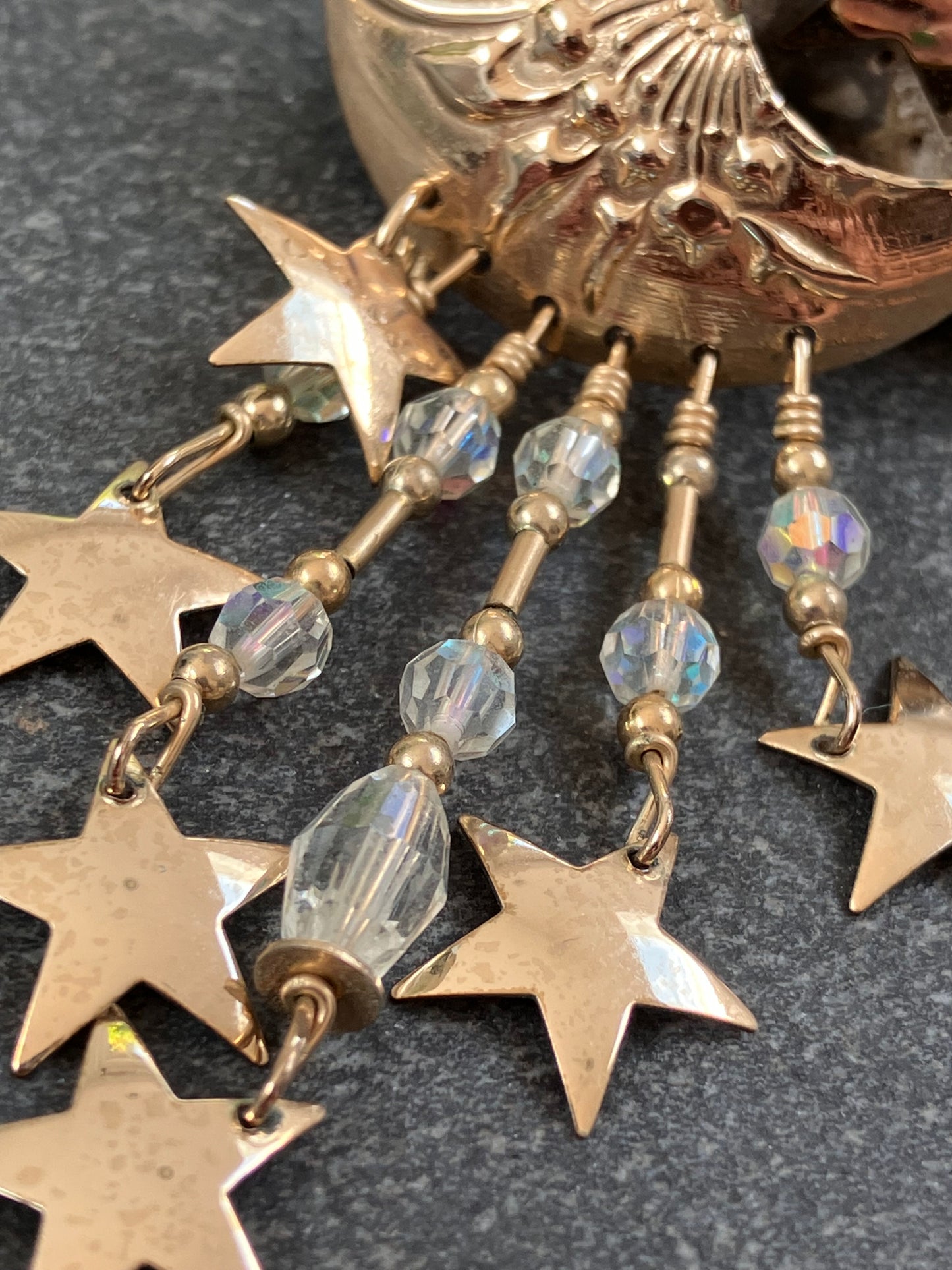 Fantastic Vintage Celestial
Earrings by Tabra – Circa 1980’s
