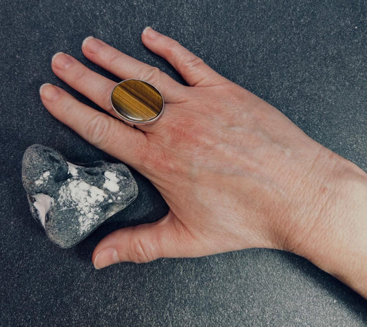 striking sterling silver ring by Niels-Erik From