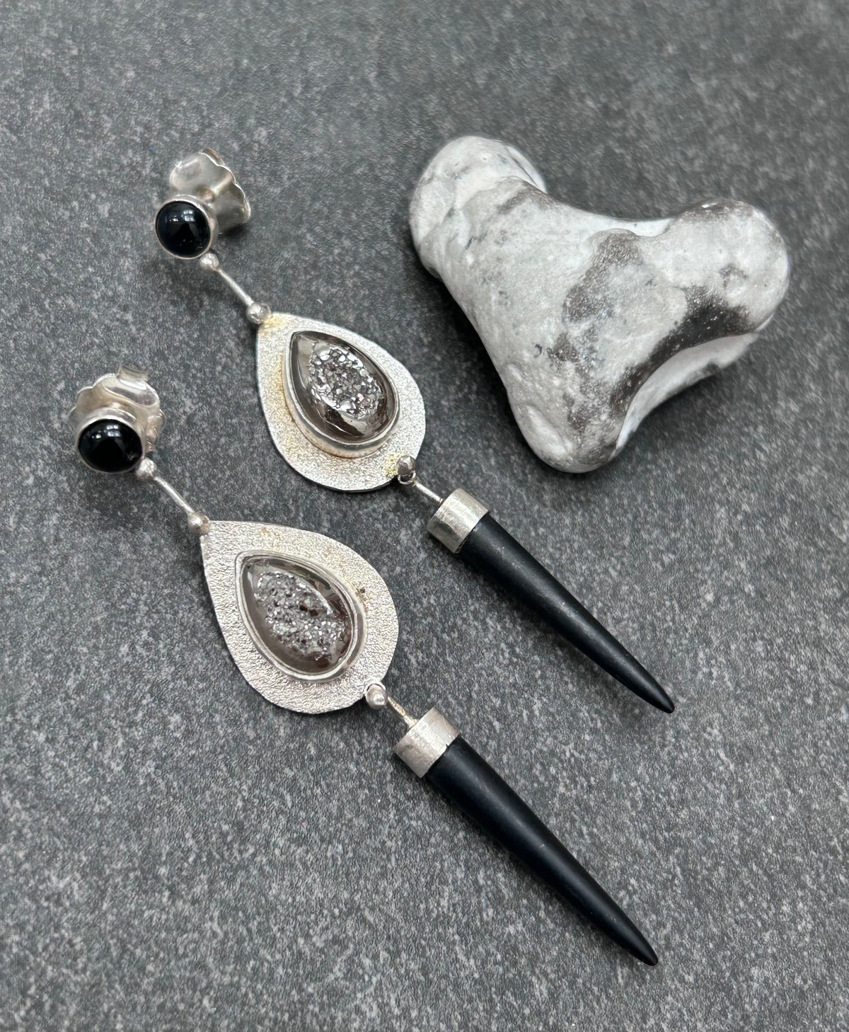 Amazing Artisan-Made Sterling Silver Statement Earrings