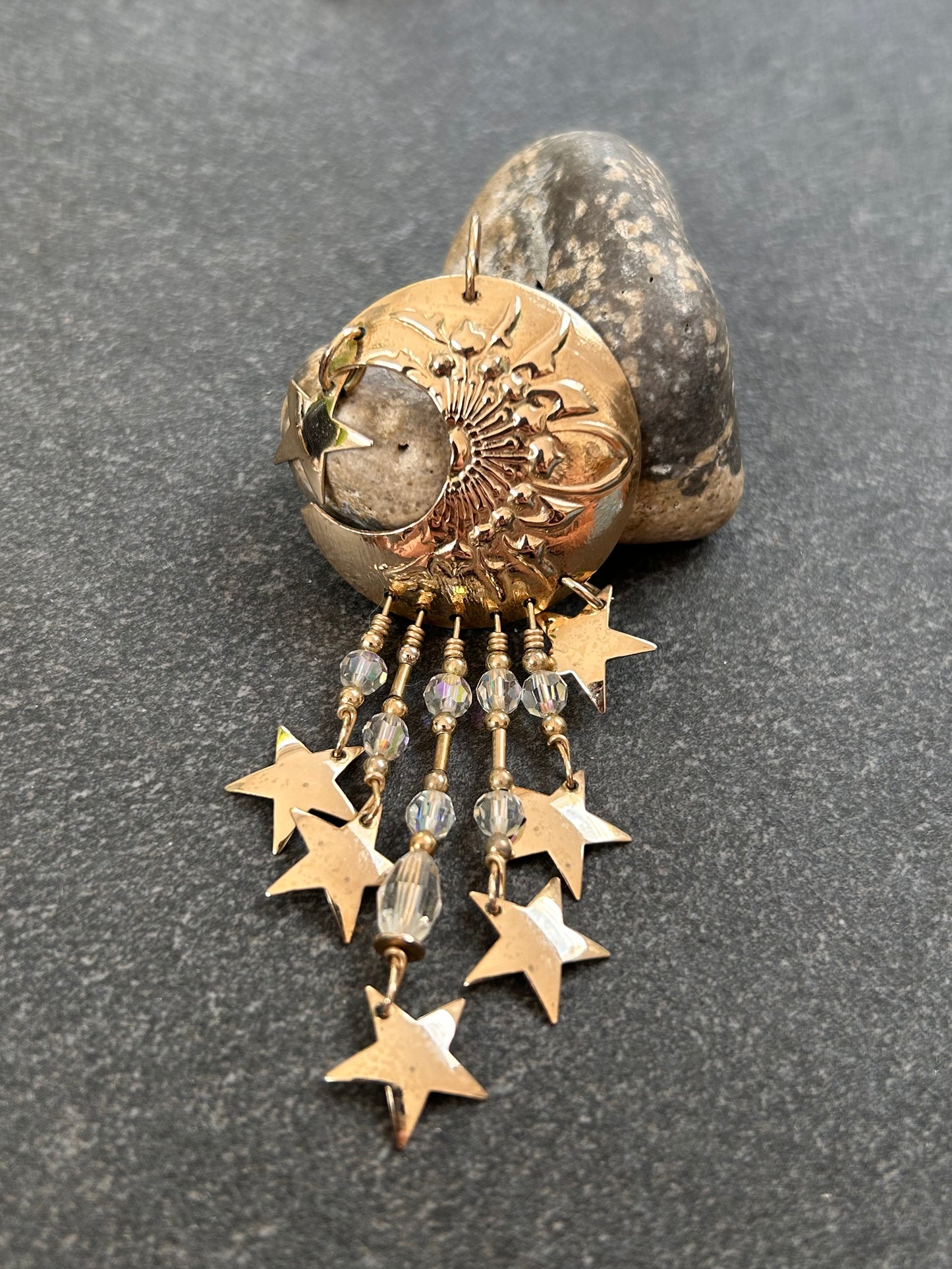 Fantastic Vintage Celestial
Earrings by Tabra – Circa 1980’s
