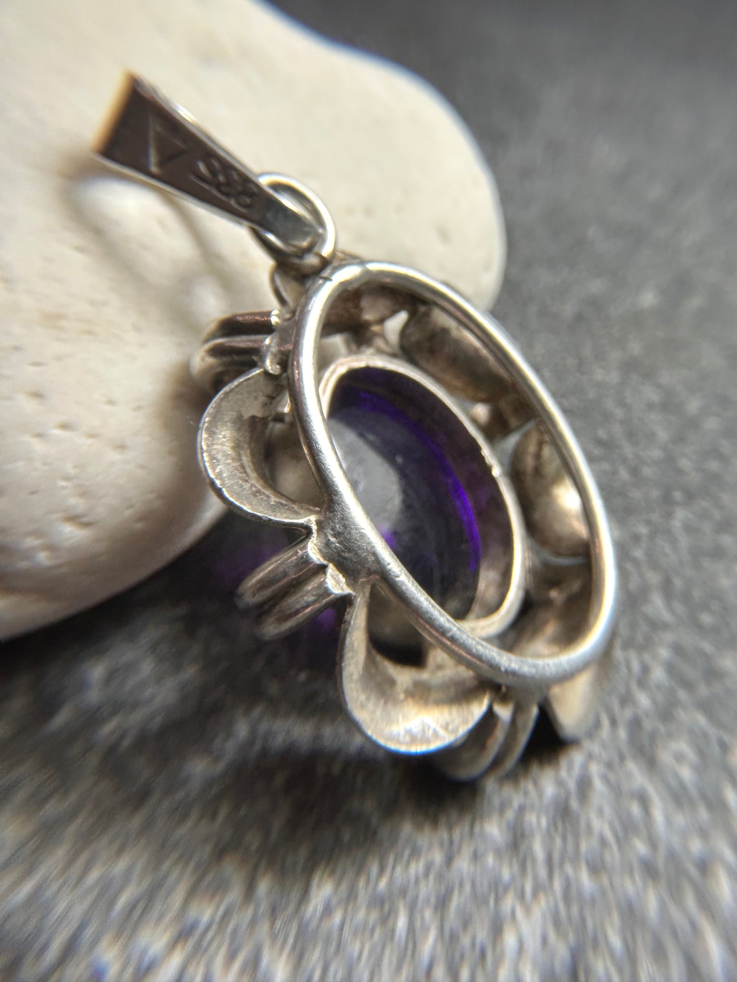 Vintage Teka Amethyst Pendant
